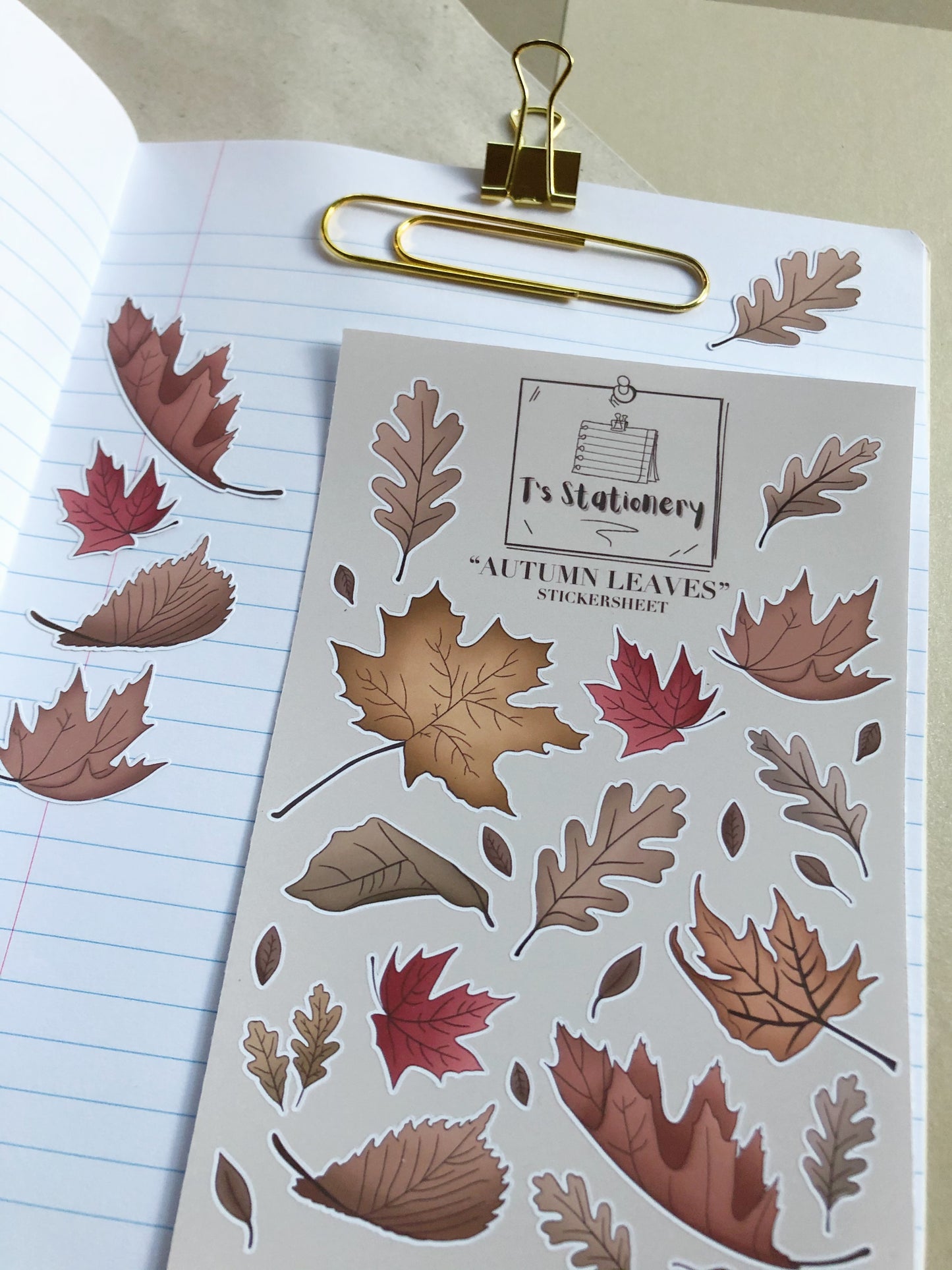 "Autumn Leaves" Sticker Sheet