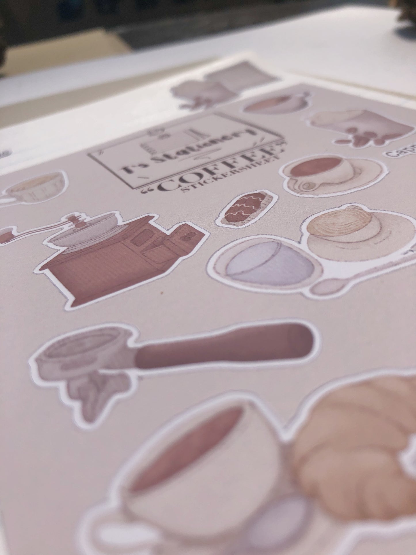 "Coffee"  Sticker Sheet