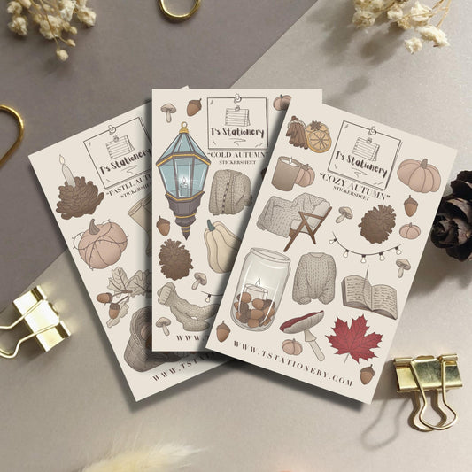 Fall Stickers Set Of 3