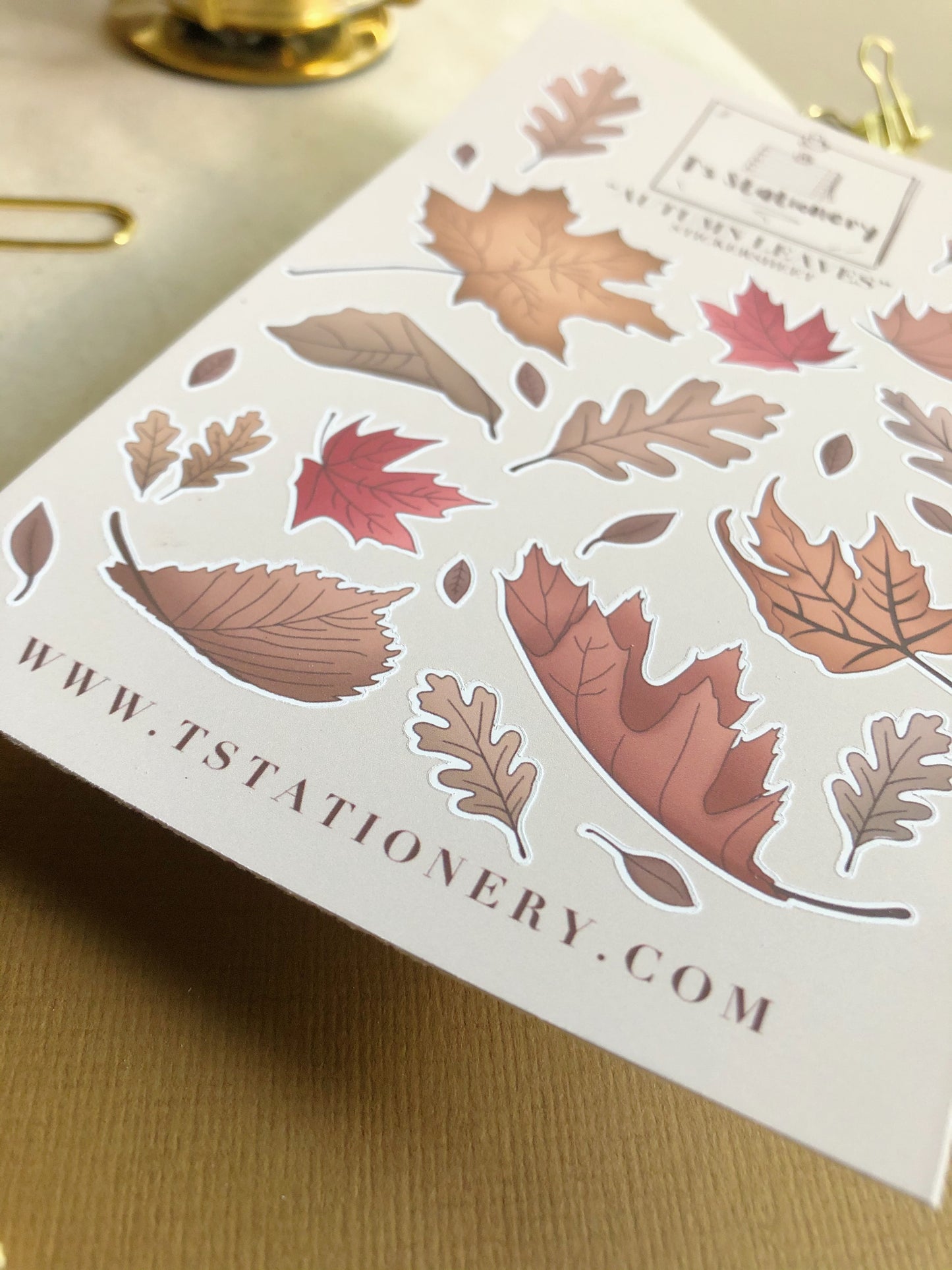 "Autumn Leaves" Sticker Sheet