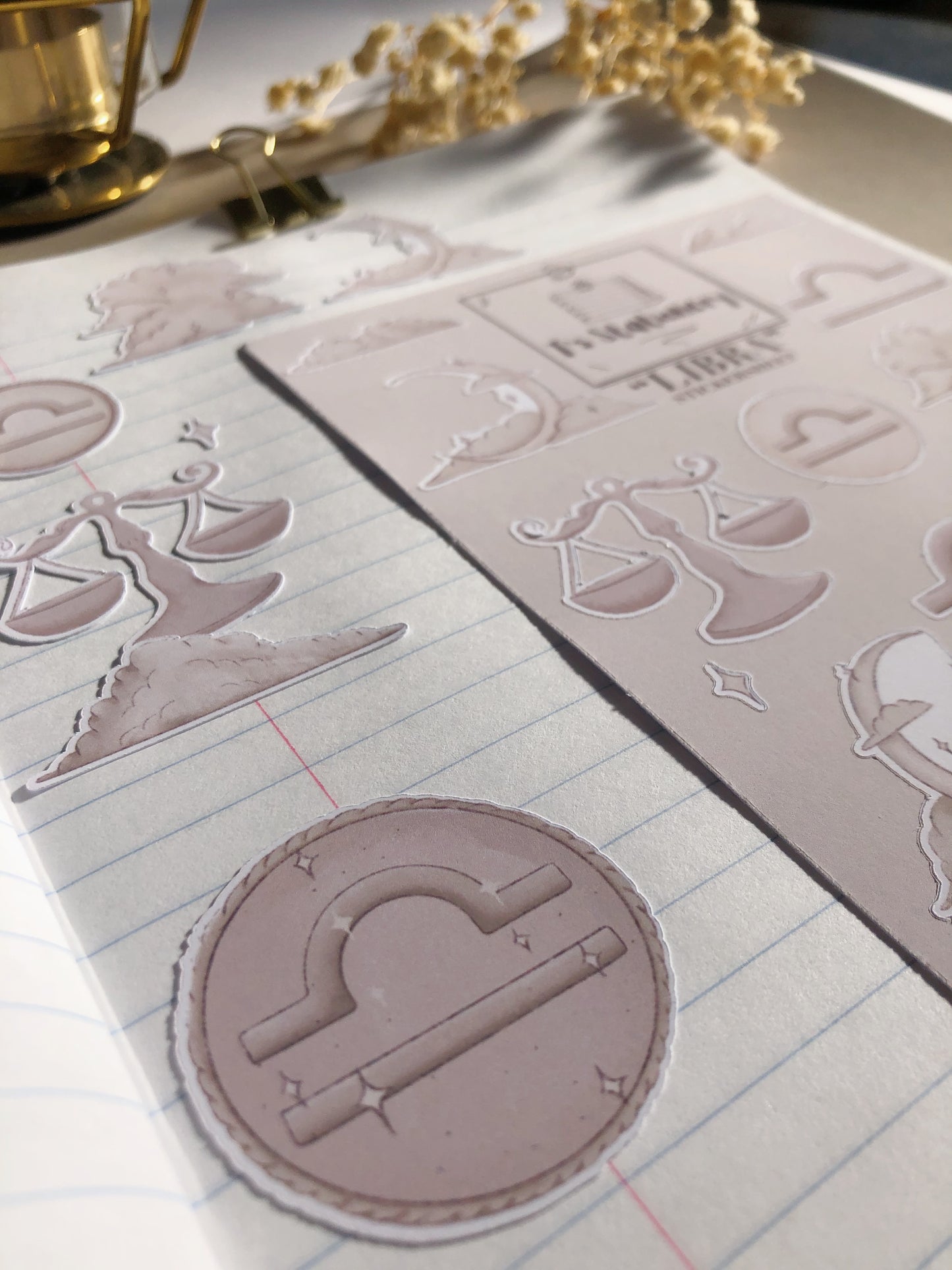 "Libra" Sticker Sheet