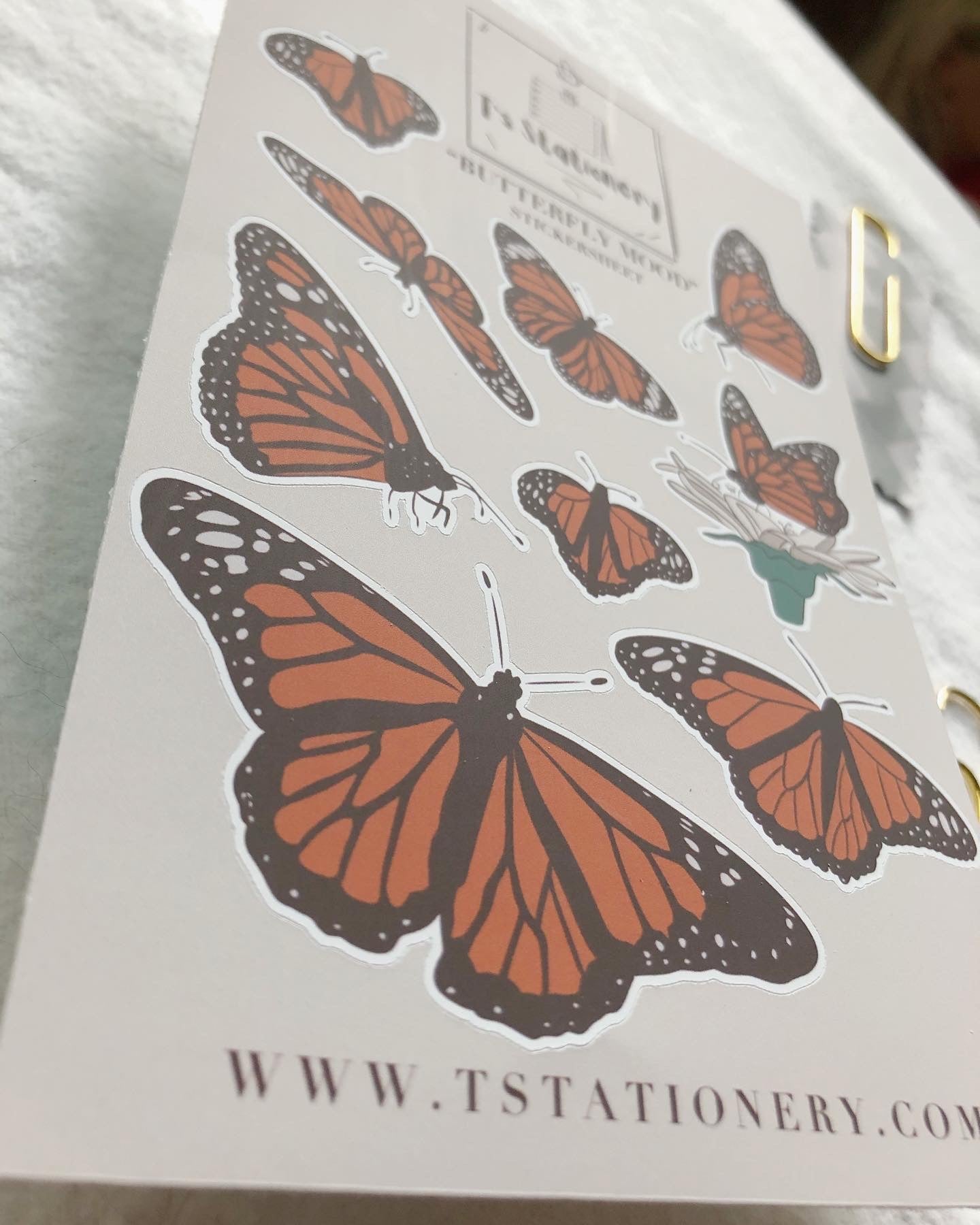 "Butterfly Mood" Sticker Sheet