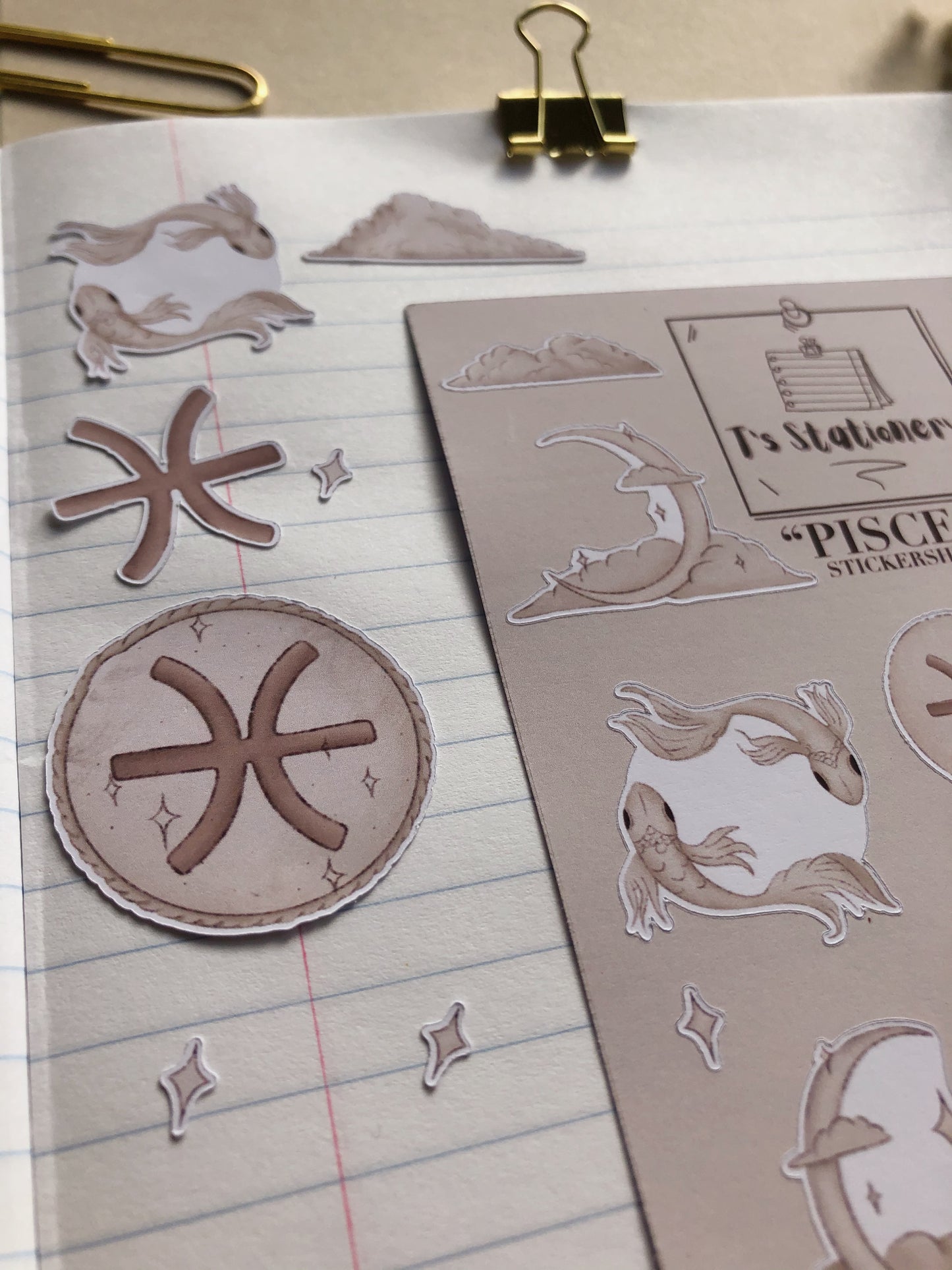 "Pisces" Sticker Sheet