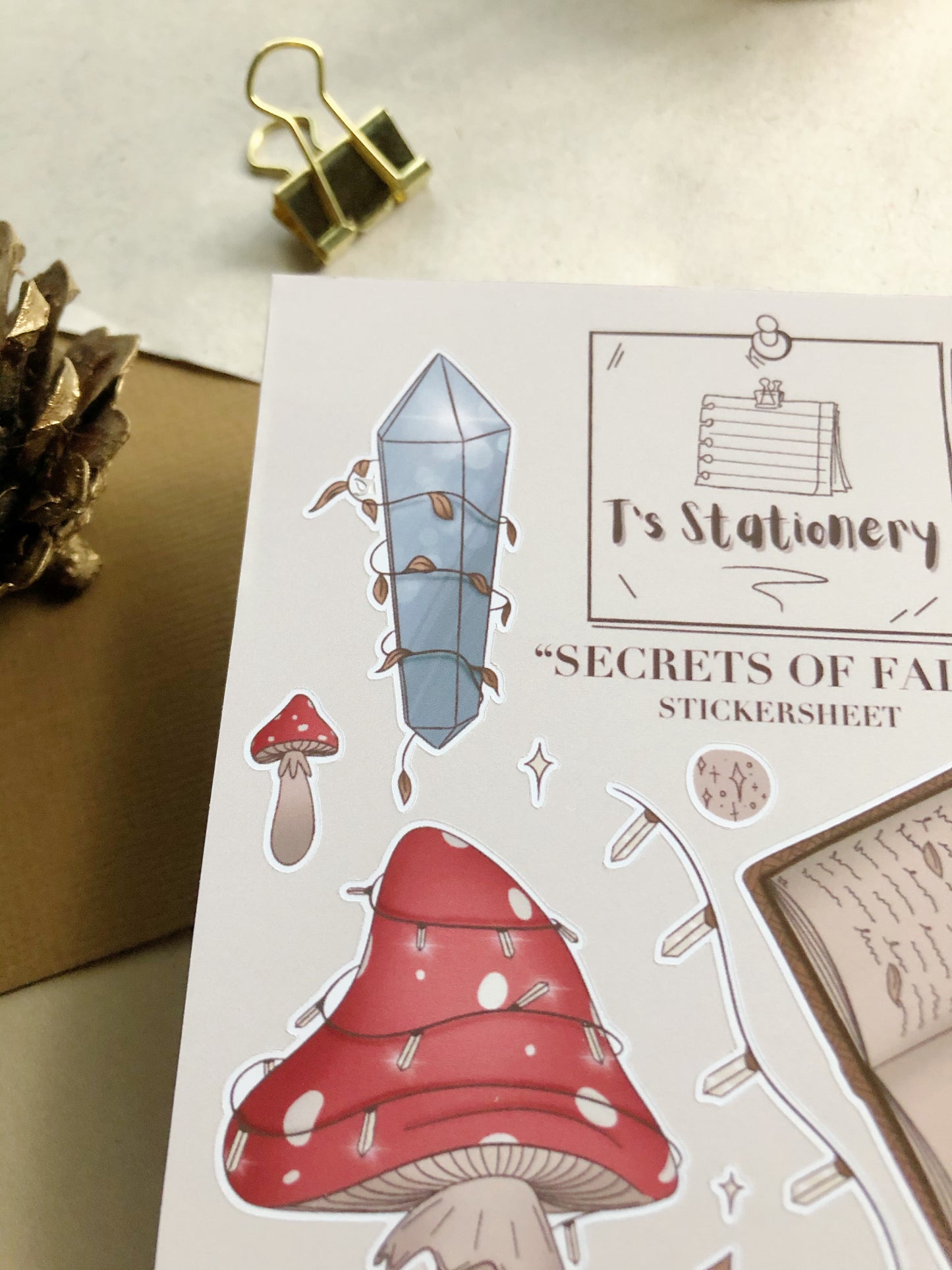 "Secrets Of Fall" Sticker Sheet
