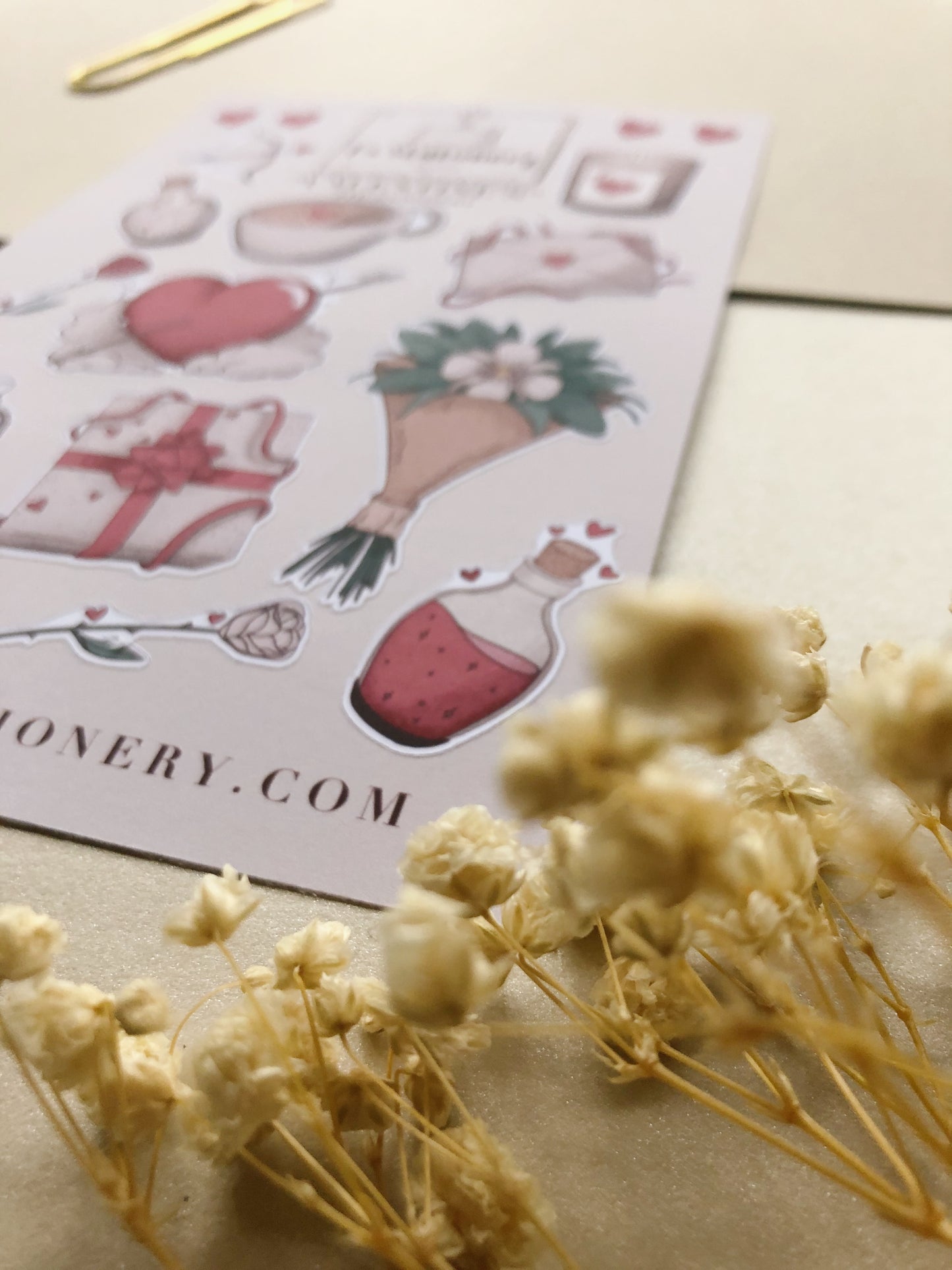 "Valentine" Sticker Sheet