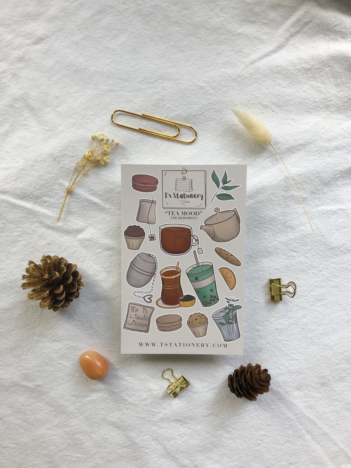 "Tea Mood" Sticker Sheet