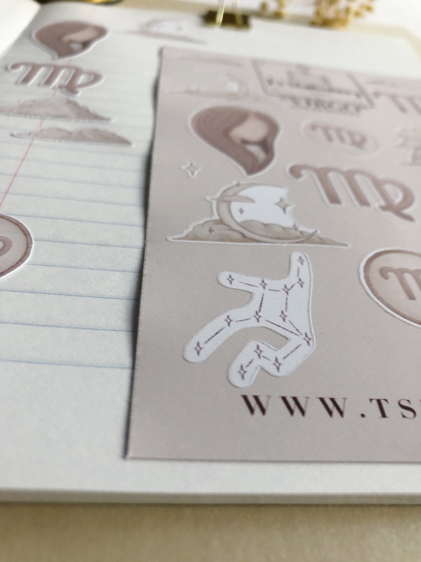 "Virgo"  Sticker Sheet