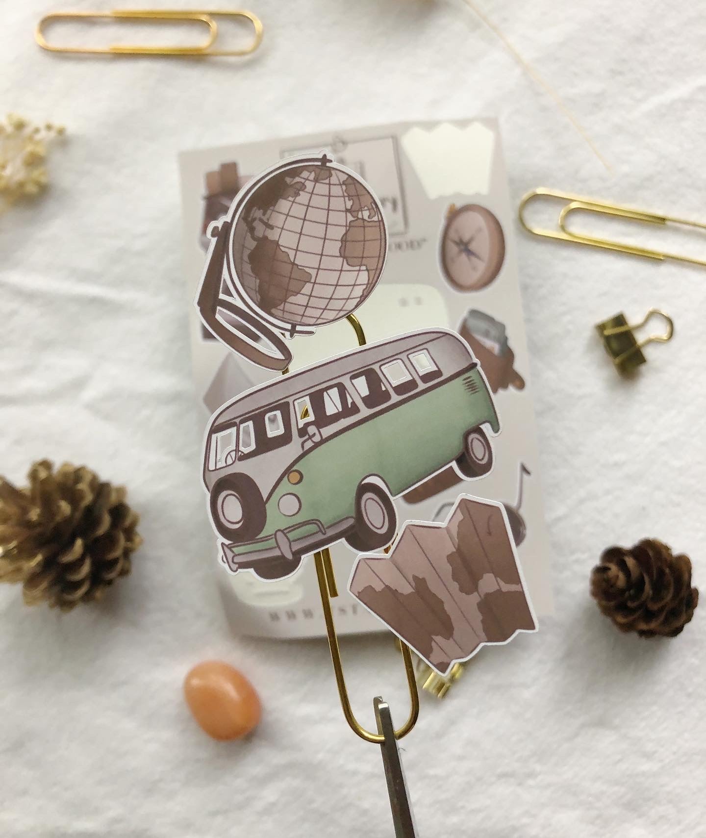 "Road Trip Mood" Stickers Sheet