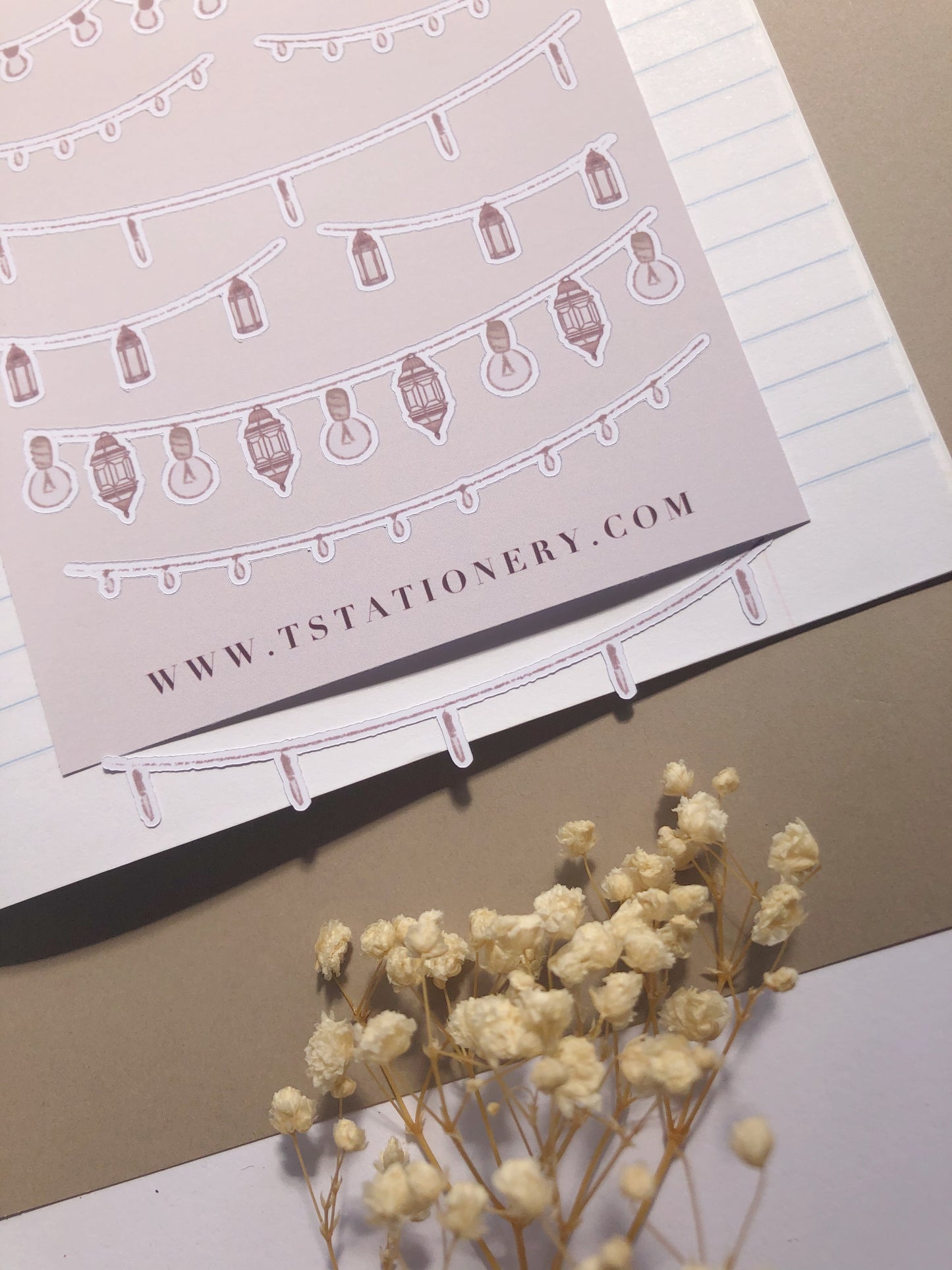 "String Lights"  Sticker Sheet