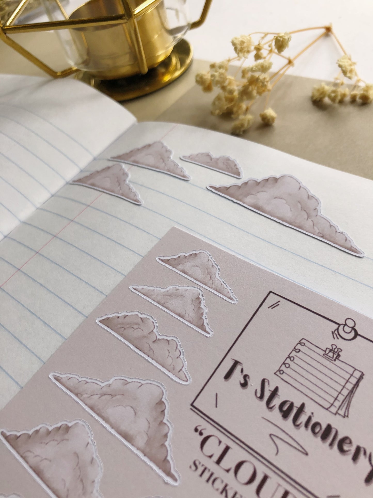 "Clouds"  Sticker Sheet