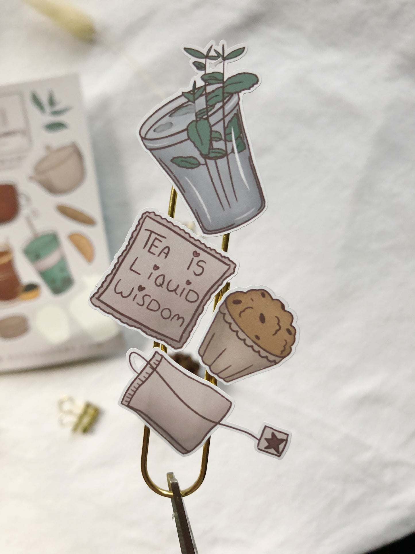 "Tea Mood" Sticker Sheet