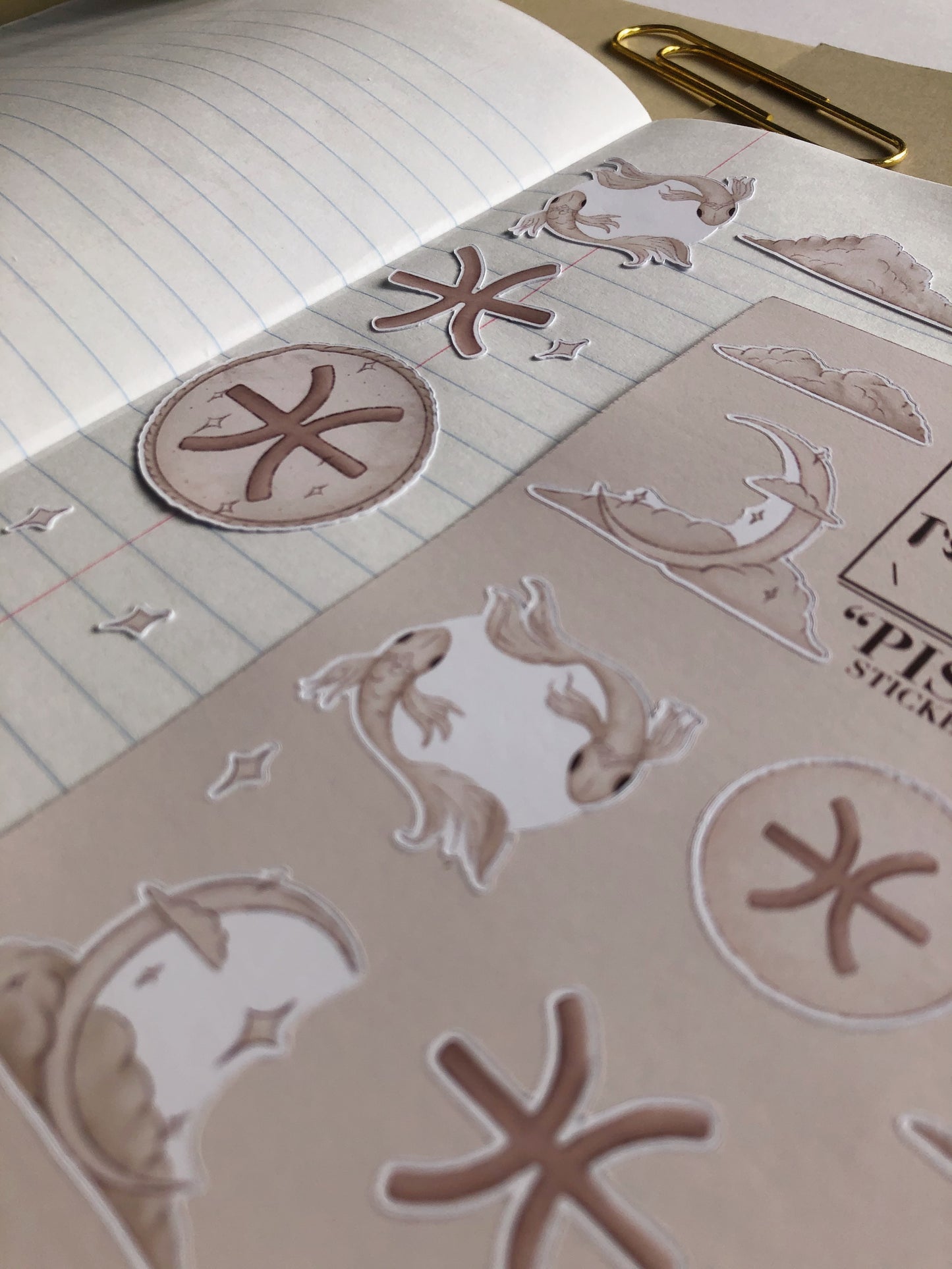 "Pisces" Sticker Sheet