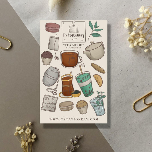 "Tea Mood" Sticker Sheet