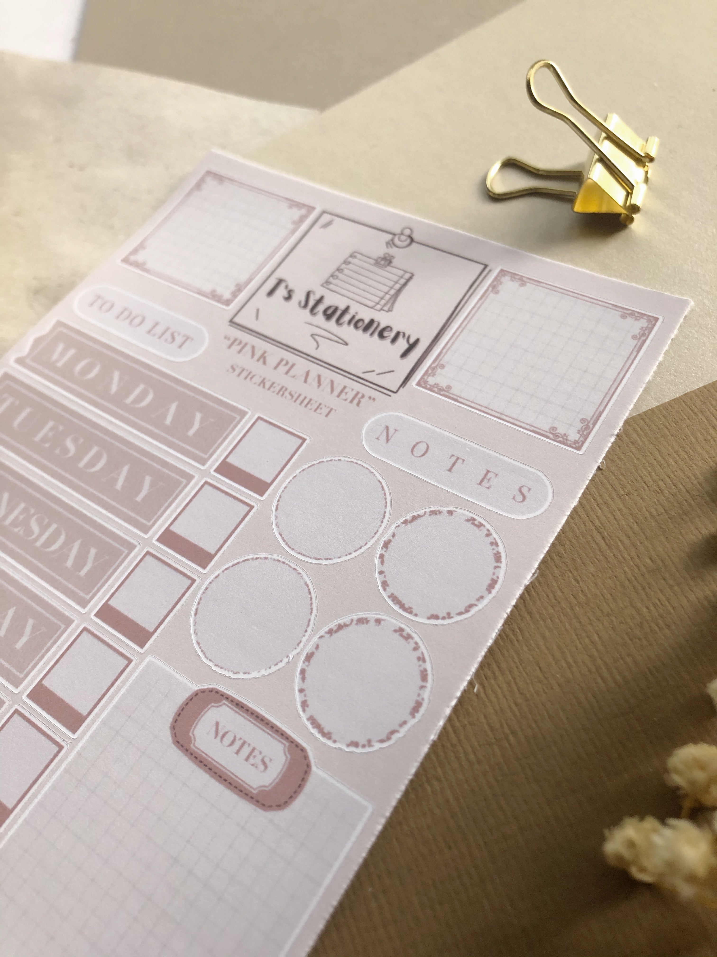 PLANNER STICKERS – T's Stationery