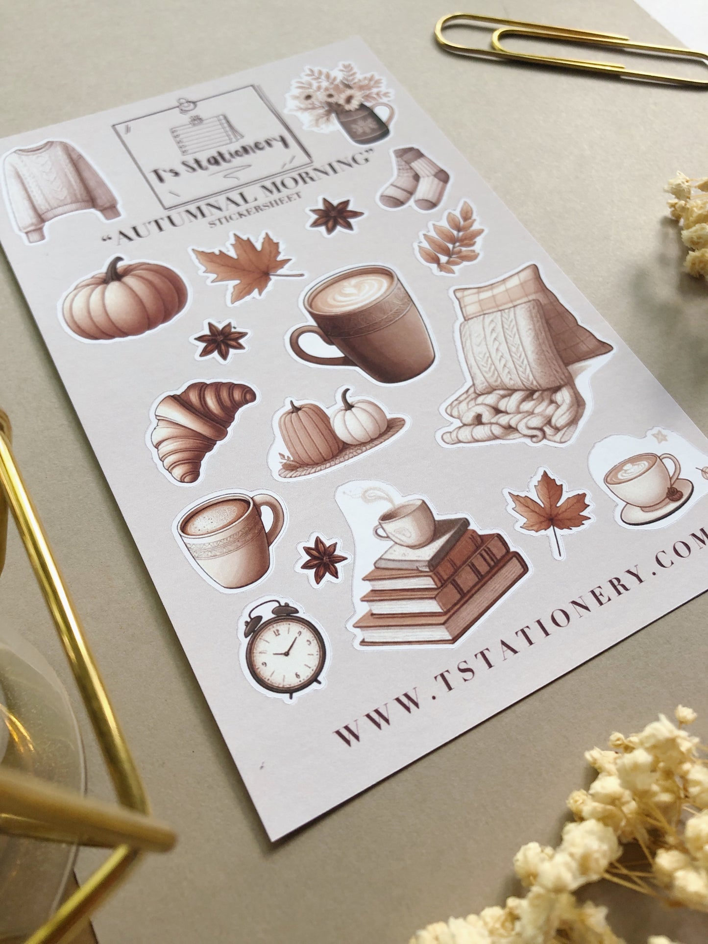 "Autumnal Morning" Sticker Sheet