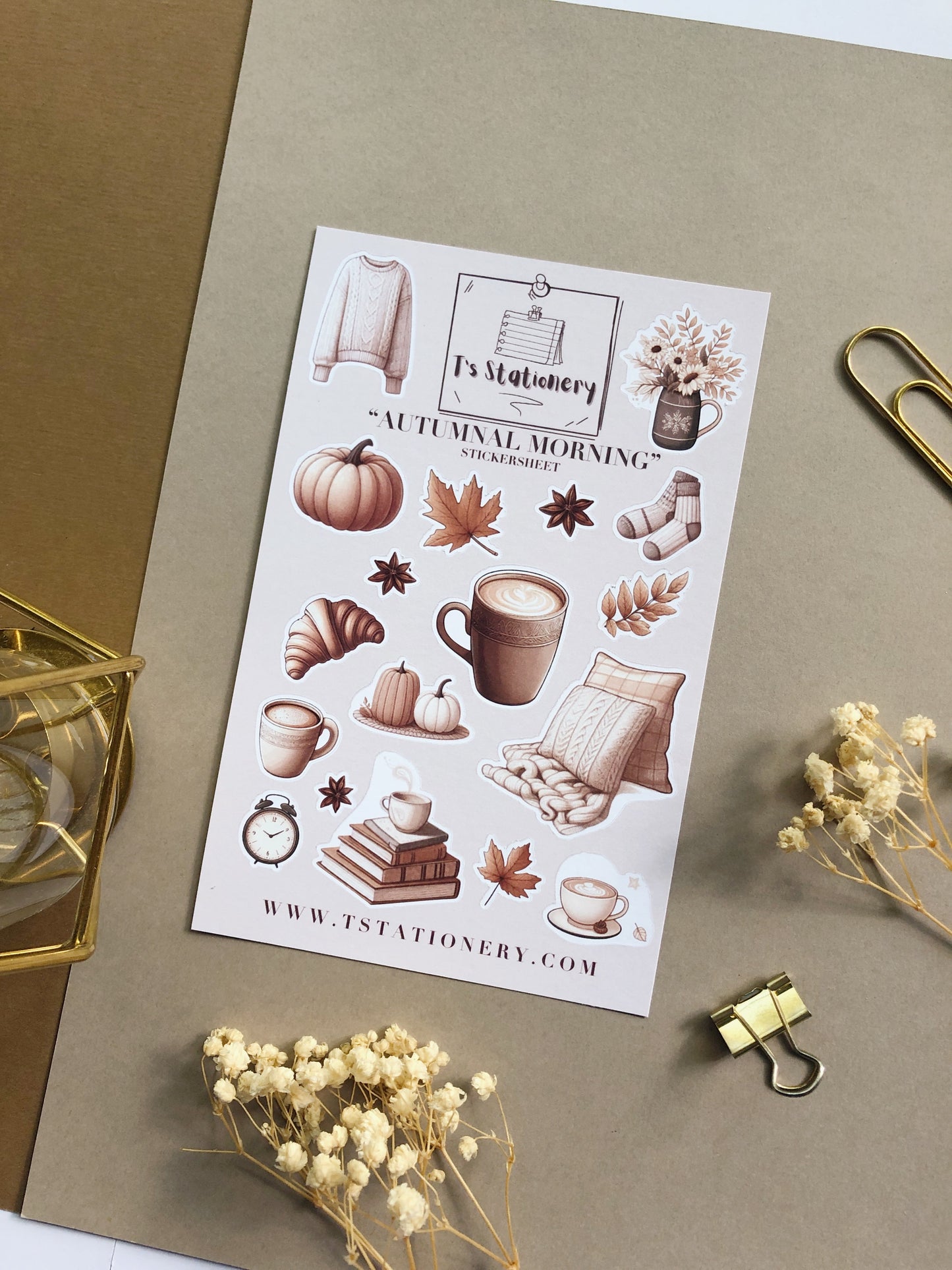 "Autumnal Morning" Sticker Sheet