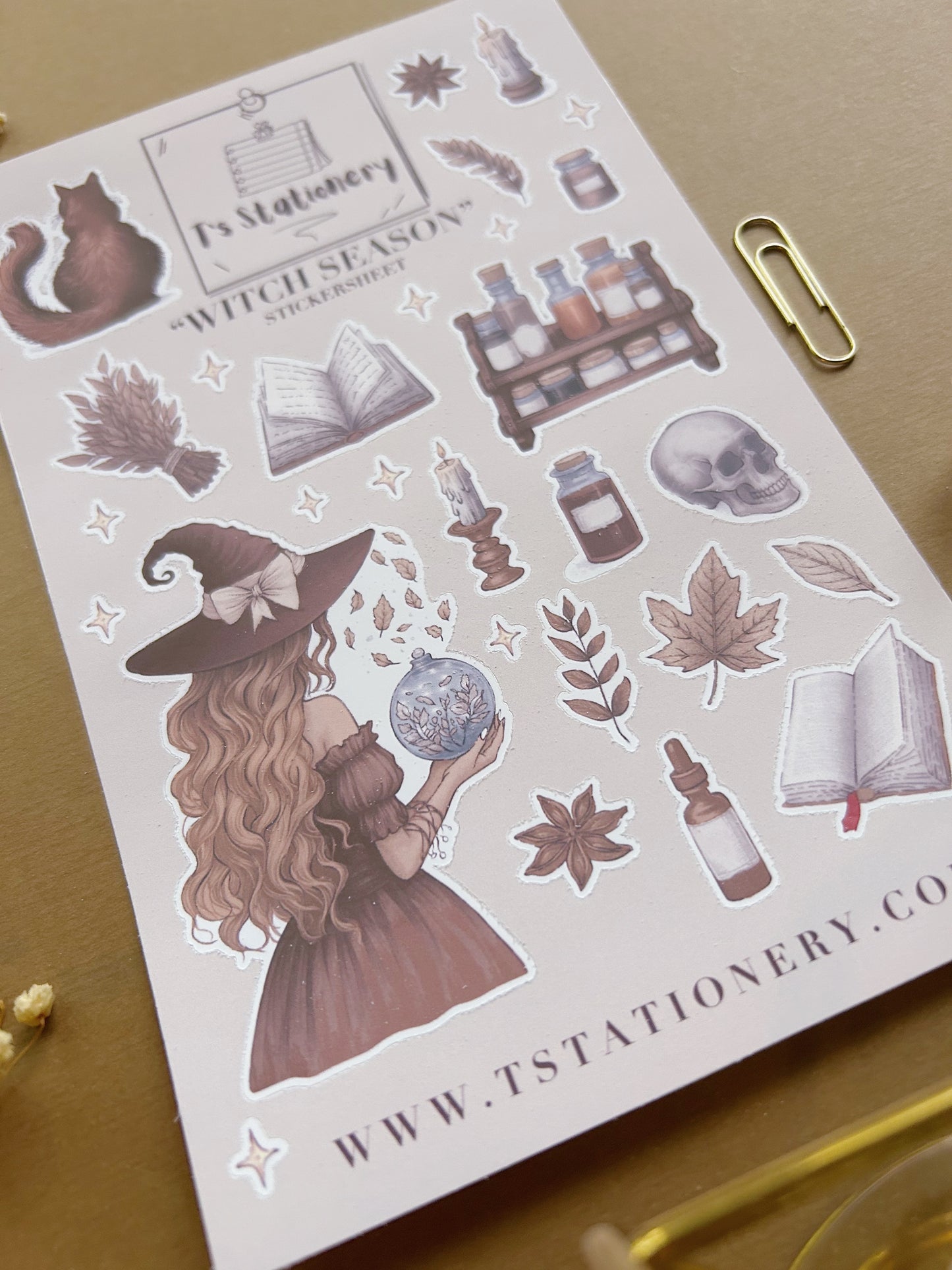 "Witch Season"  Sticker Sheet