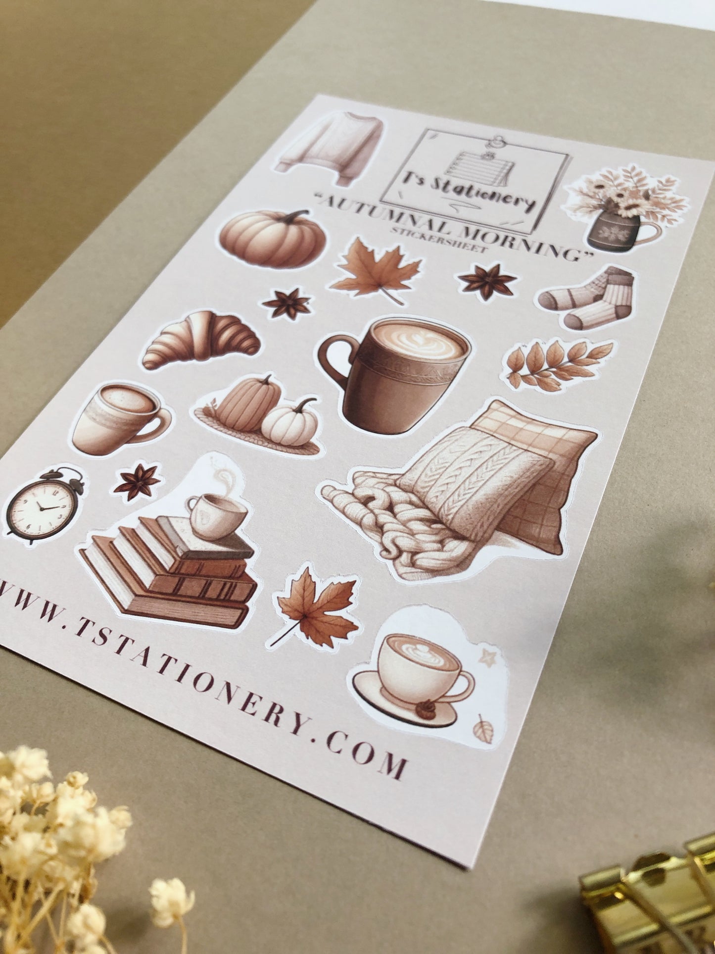 "Autumnal Morning" Sticker Sheet