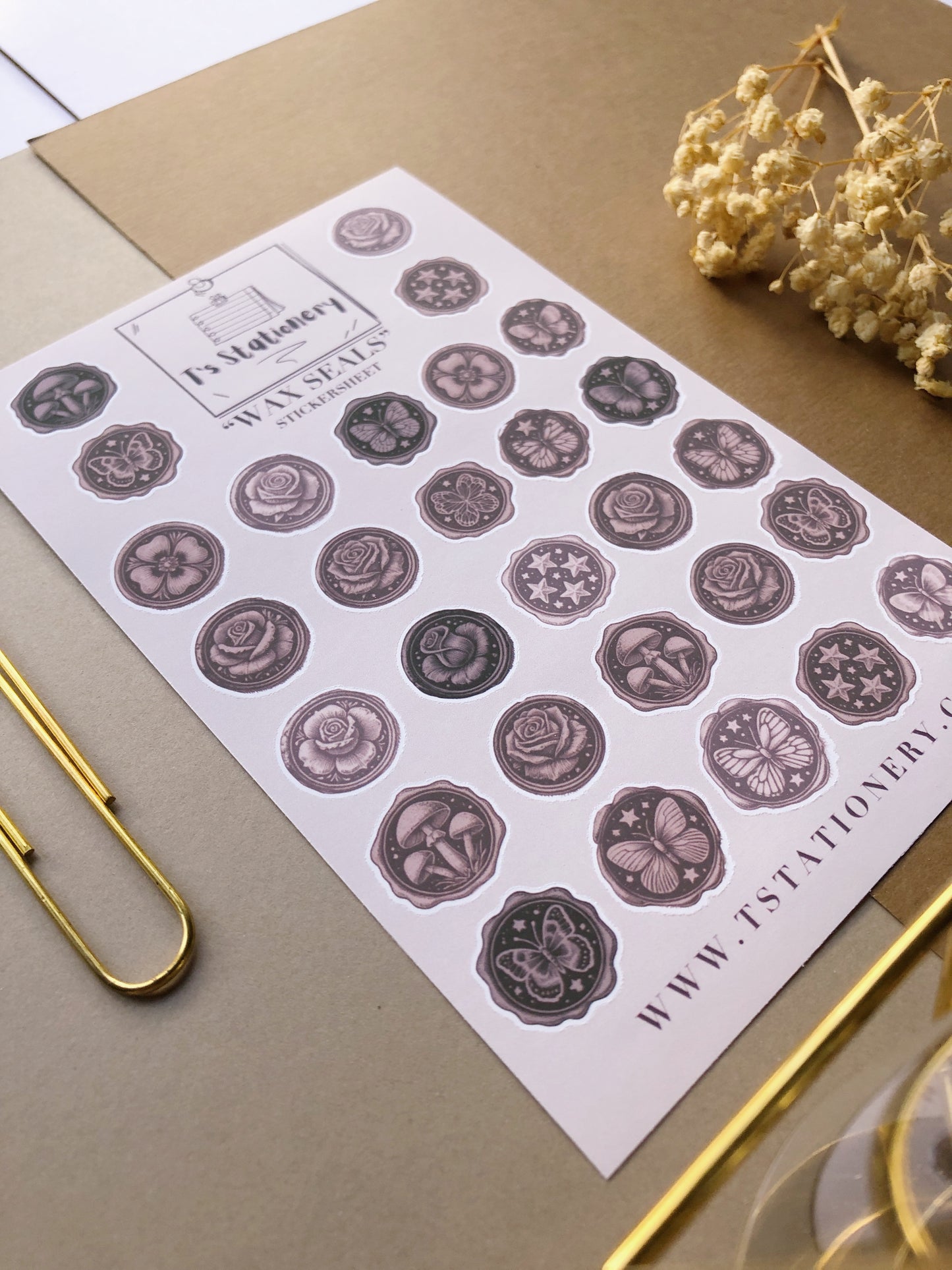 "Wax Seals" Sticker Sheet