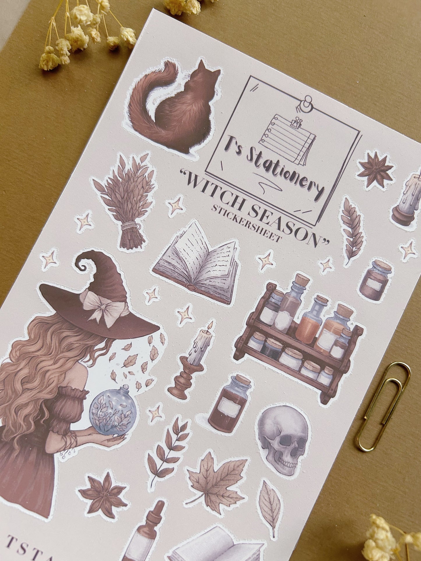 "Witch Season"  Sticker Sheet