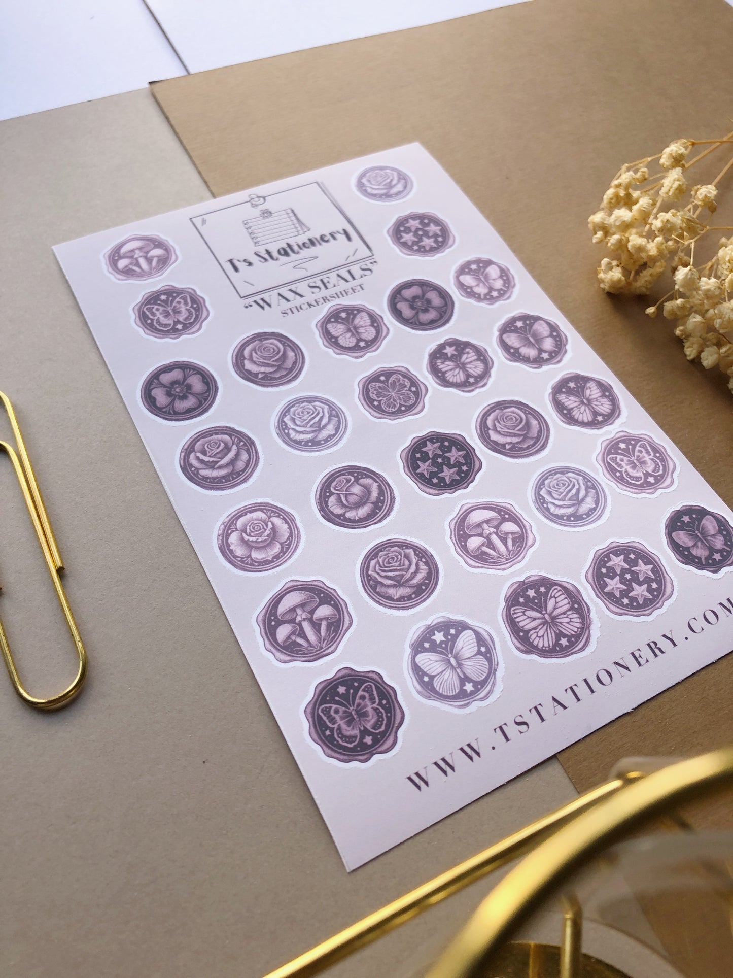 "Wax Seals" Sticker Sheet