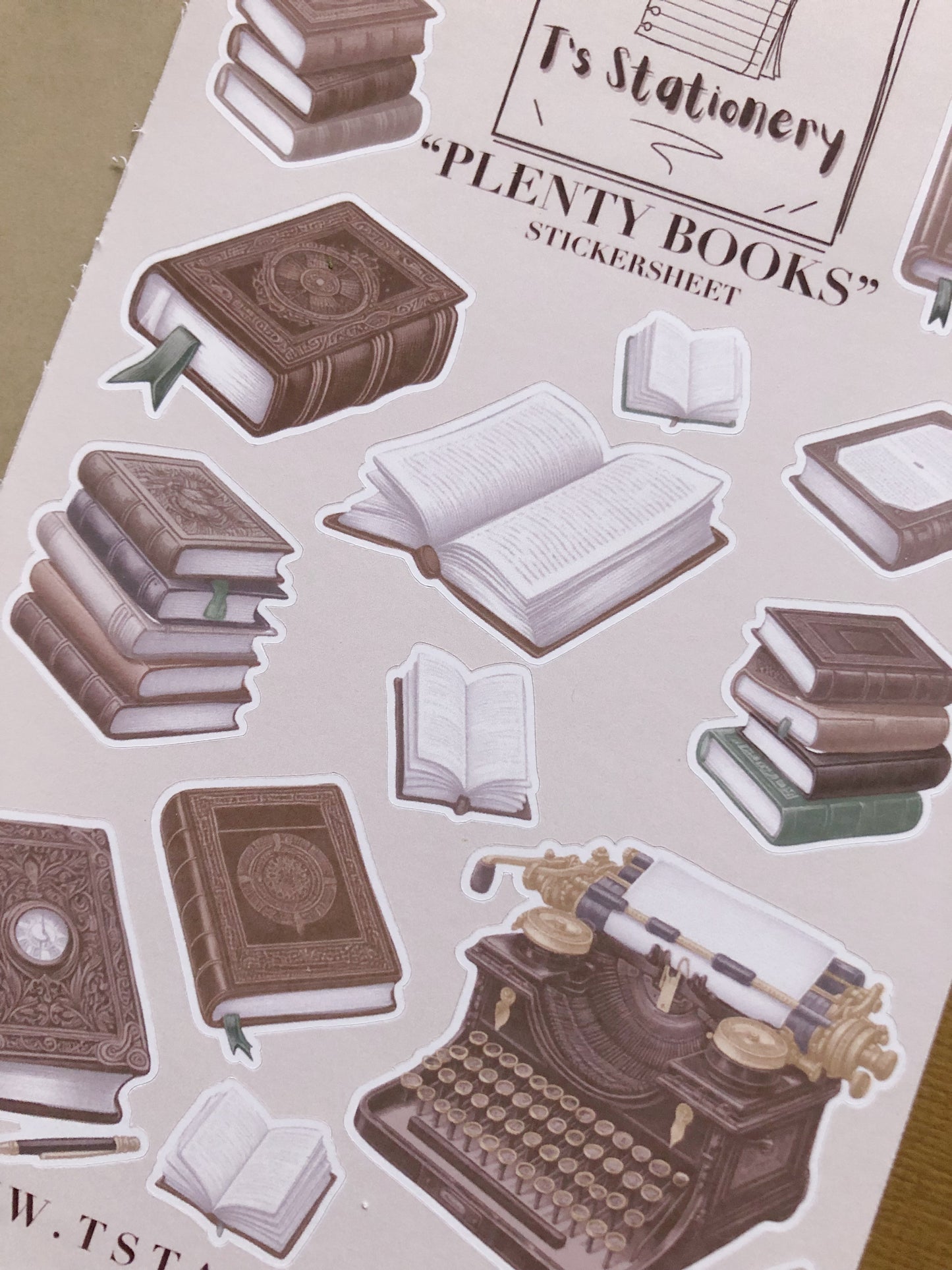 "Plenty Books" Sticker Sheet