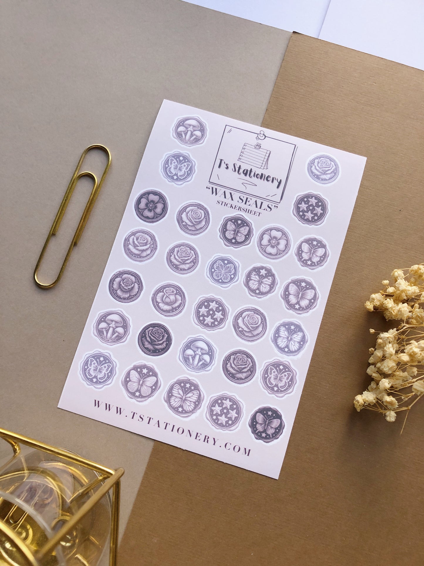 "Wax Seals" Sticker Sheet