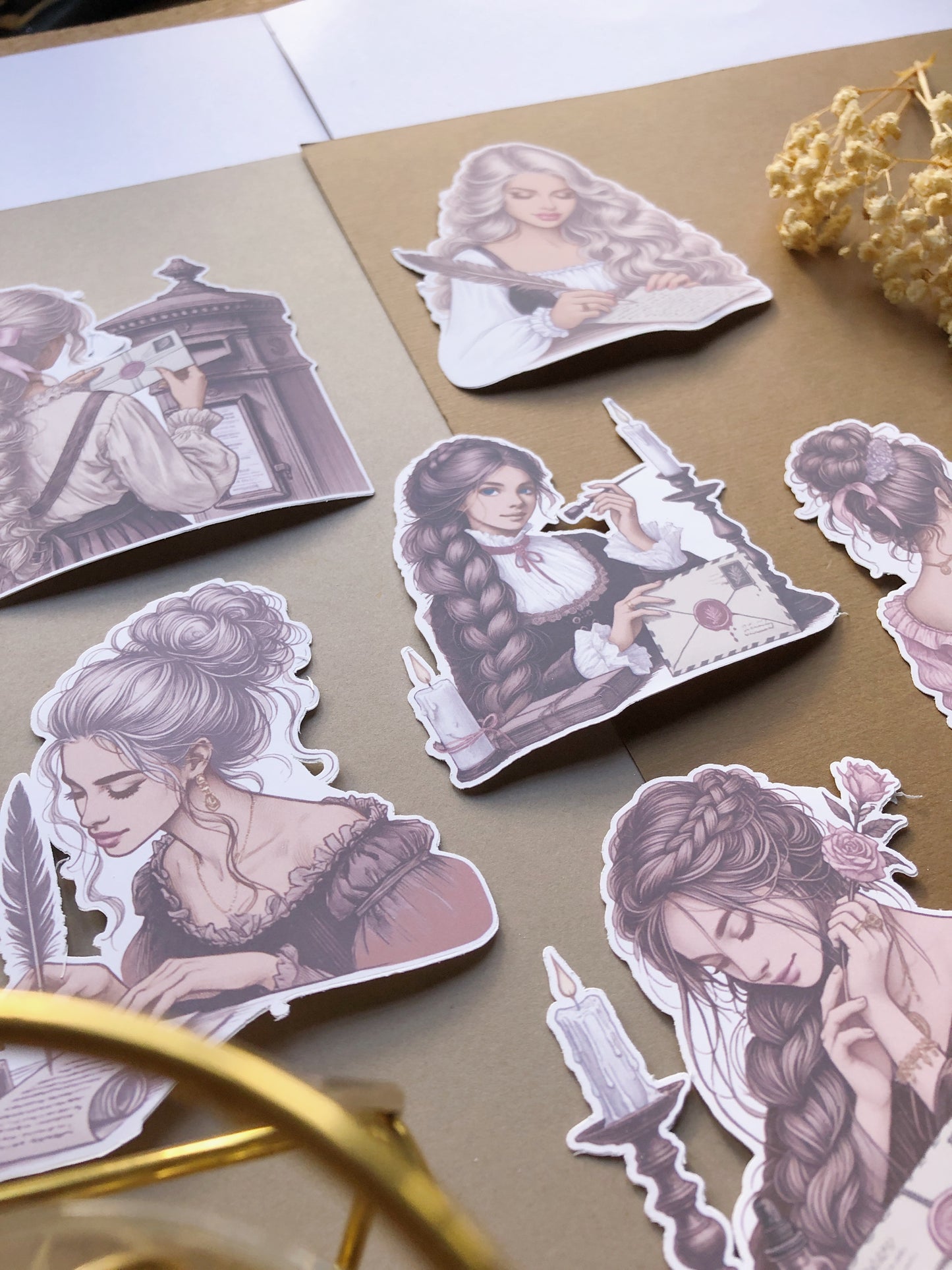 "Academia Mail Girls" Die Cut Sticker Pack