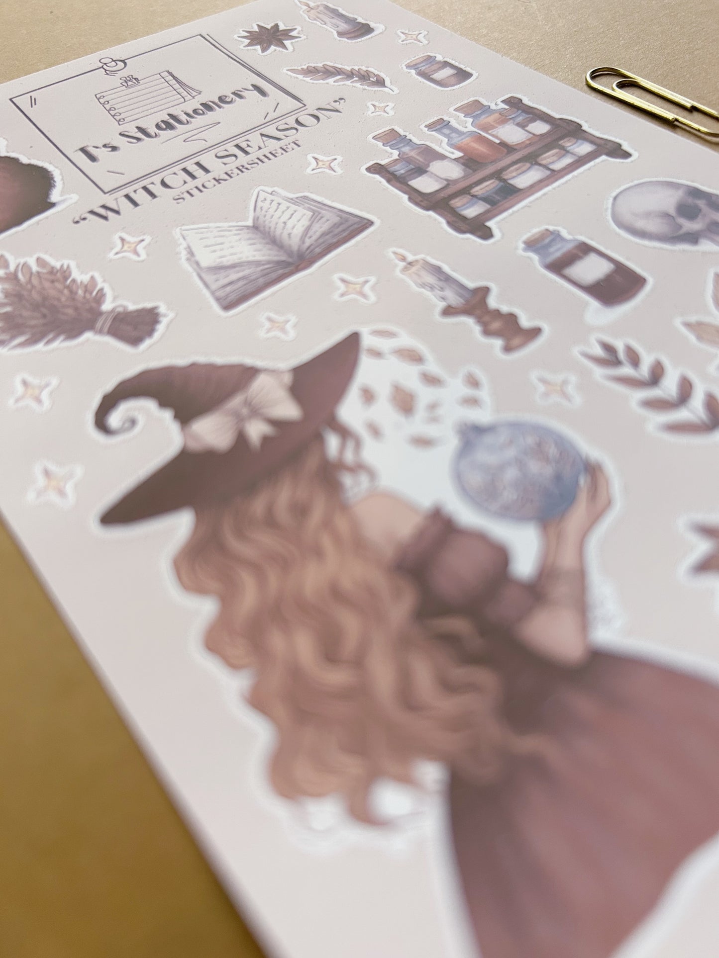 "Witch Season"  Sticker Sheet