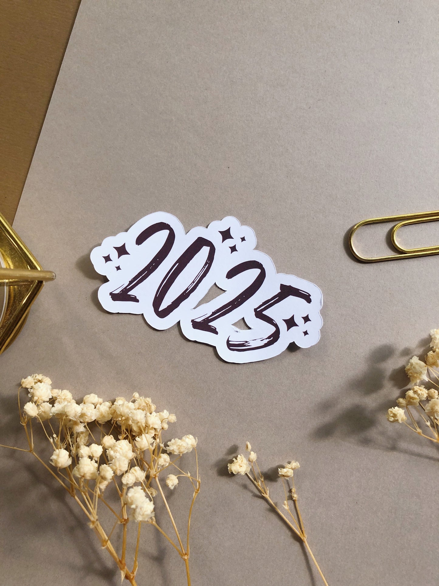 "2025" Die Cut Sticker