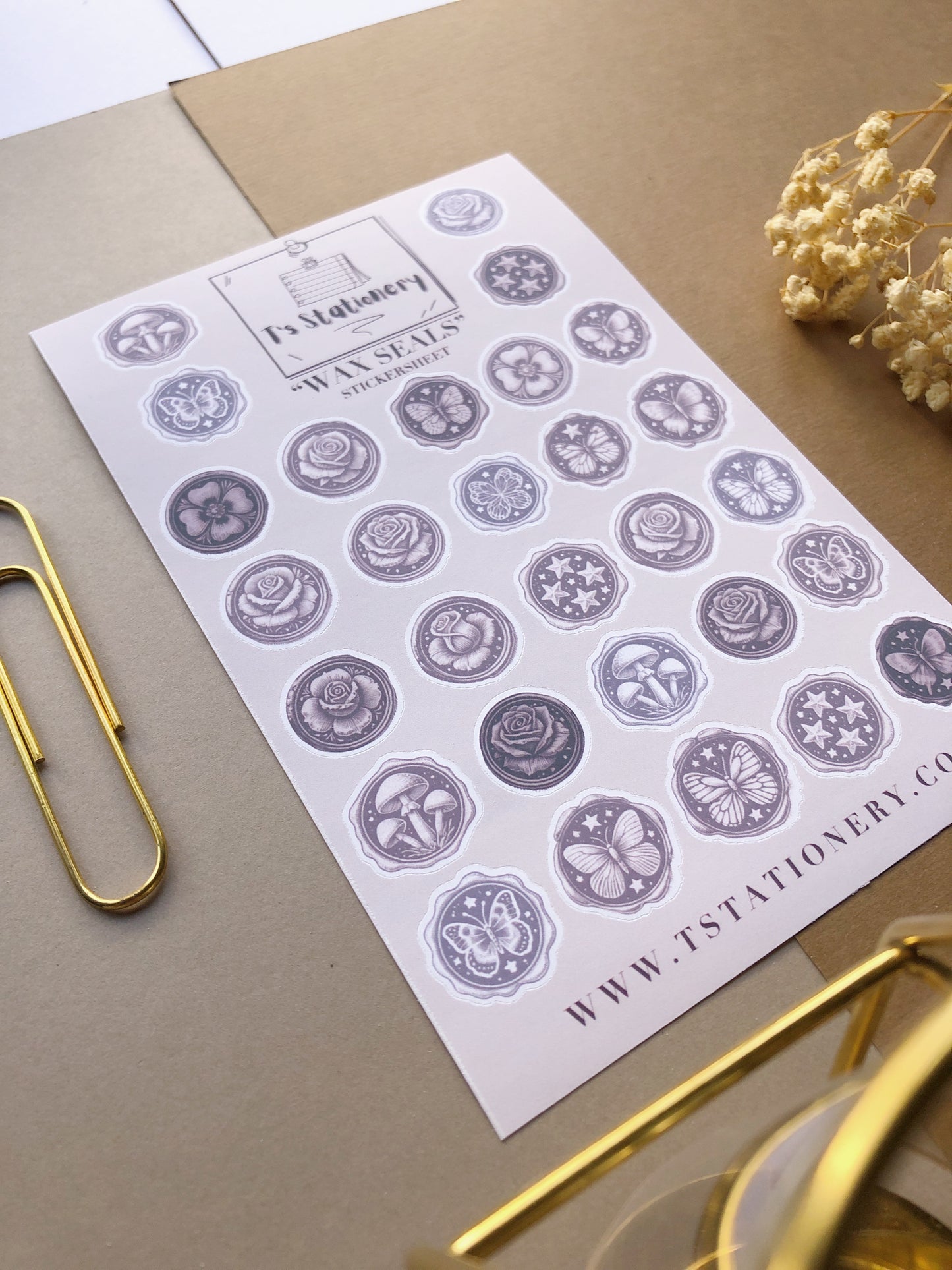 "Wax Seals" Sticker Sheet