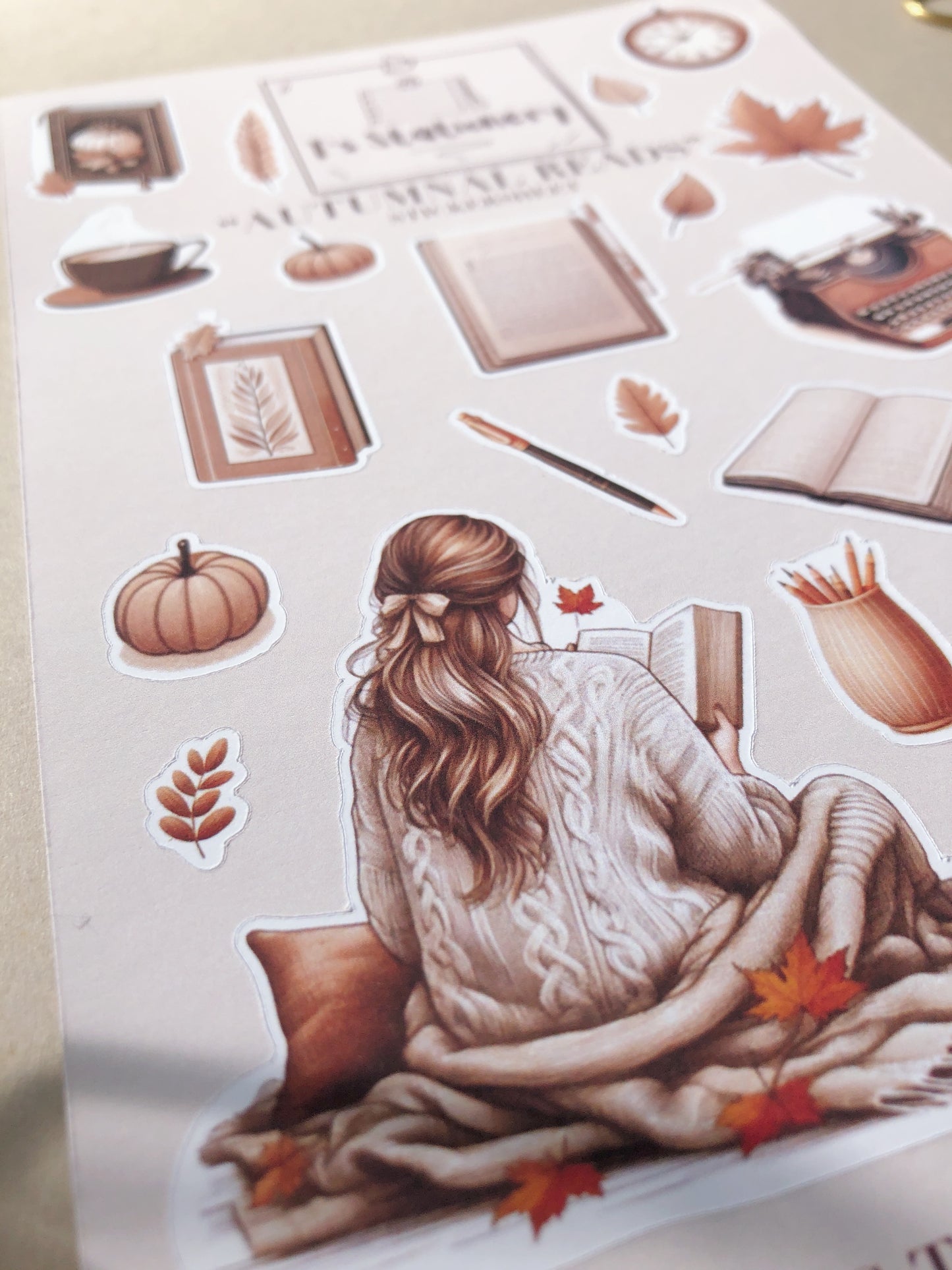 "Autumnal Reads" Sticker Sheet