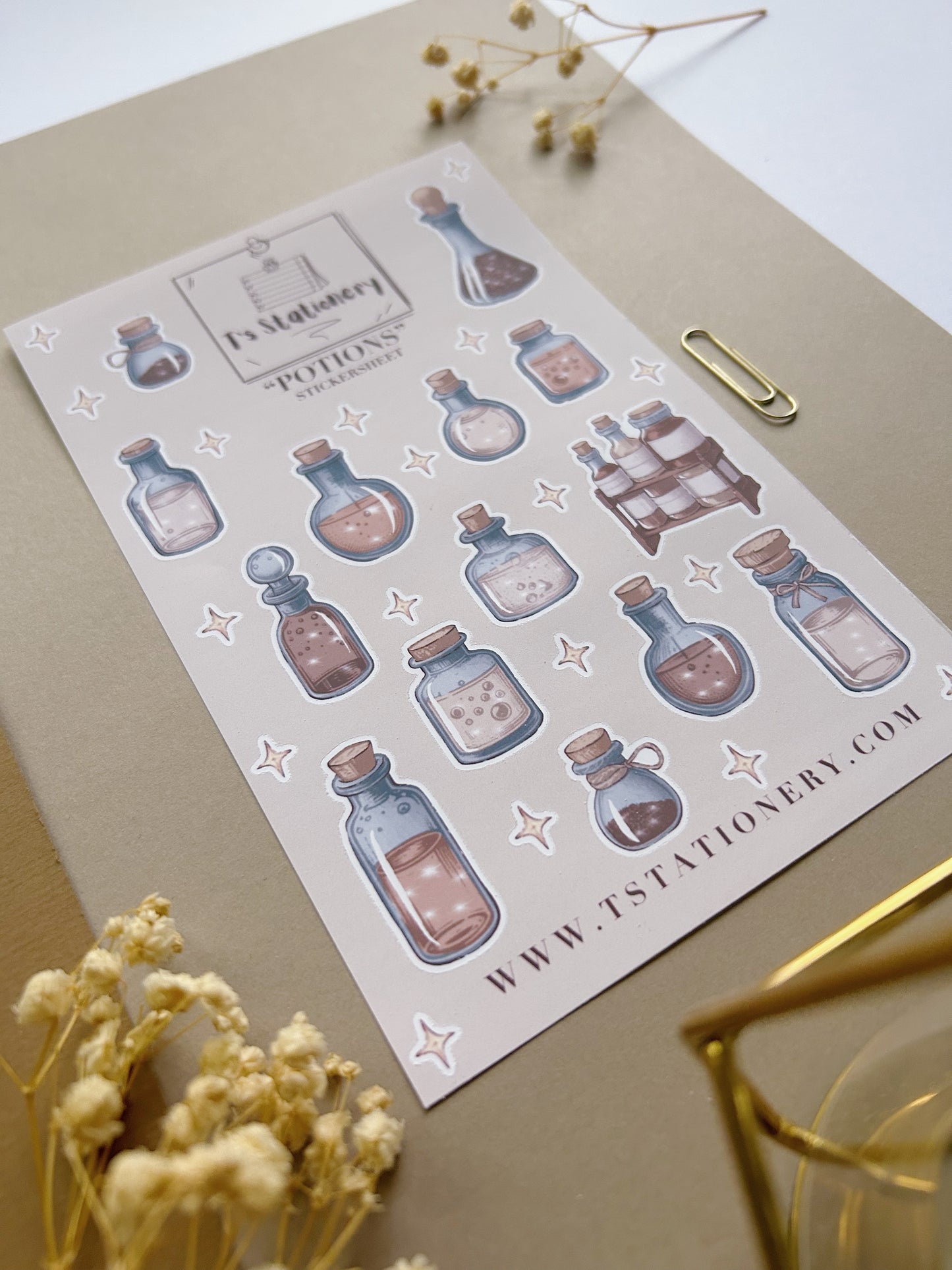 "Potions"  Sticker Sheet