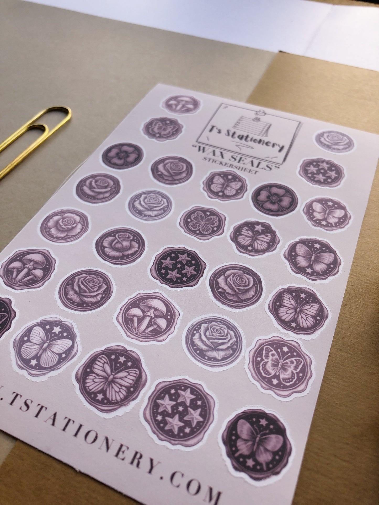 "Wax Seals" Sticker Sheet