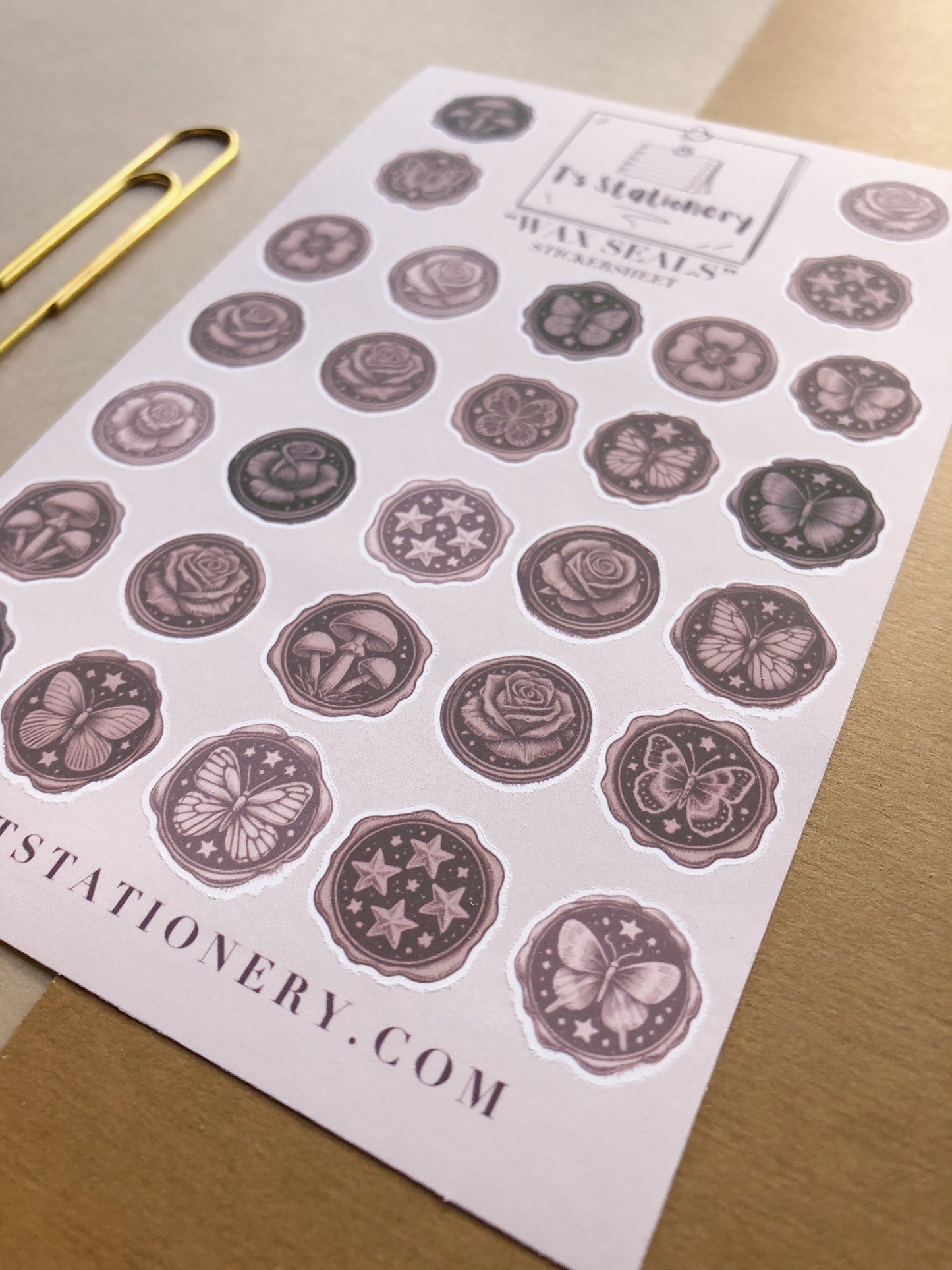 "Wax Seals" Sticker Sheet