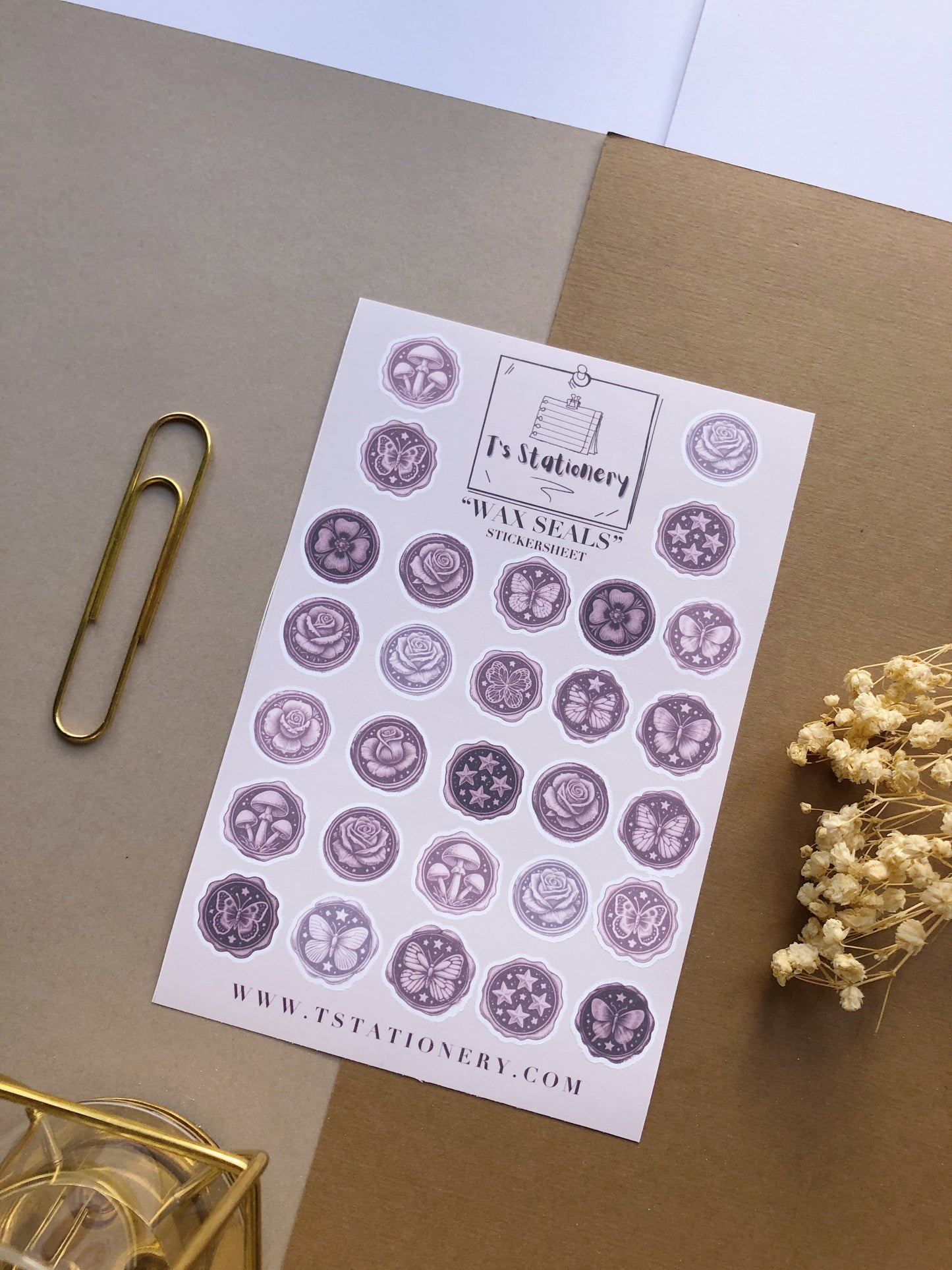 "Wax Seals" Sticker Sheet