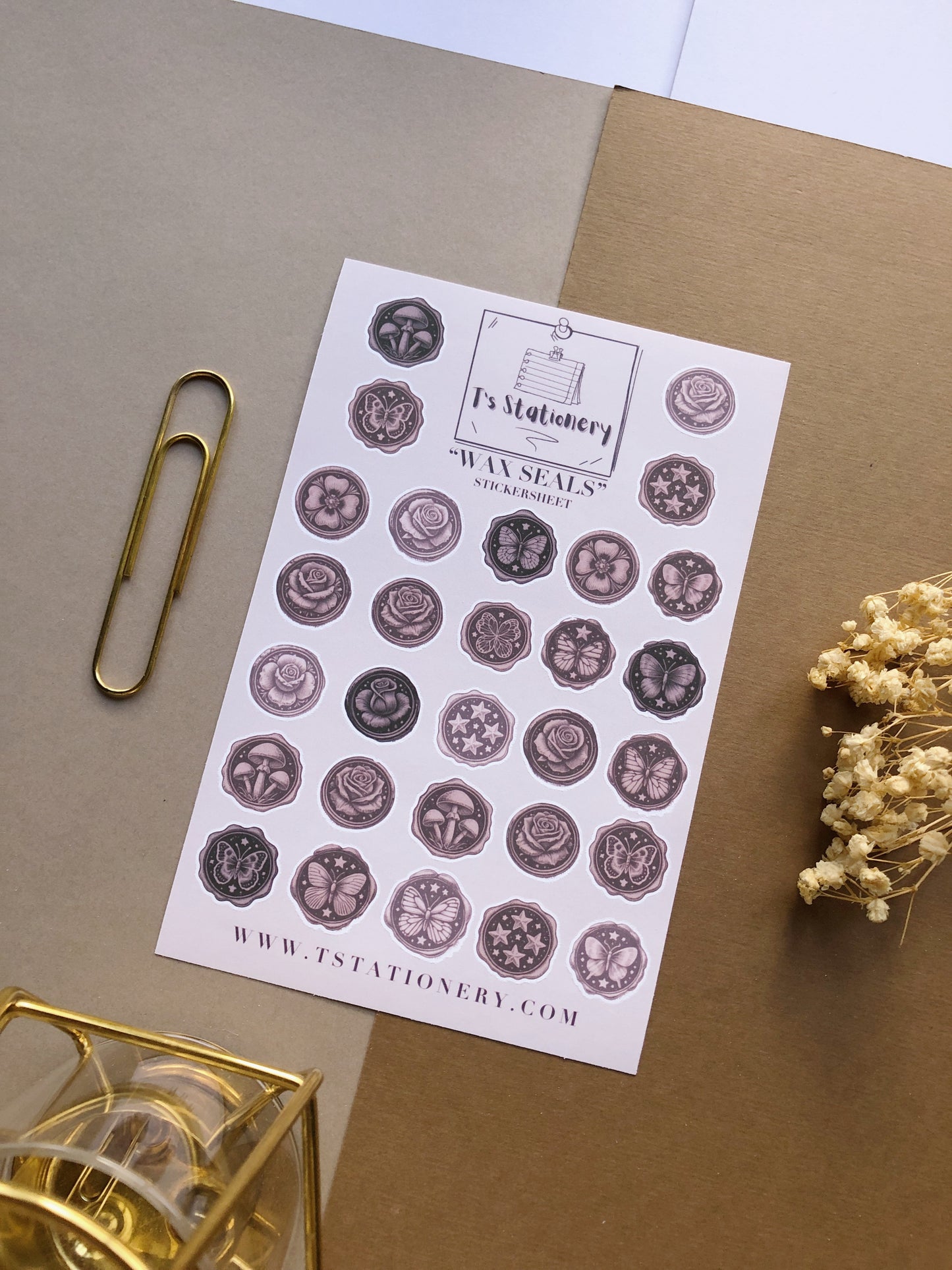 "Wax Seals" Sticker Sheet