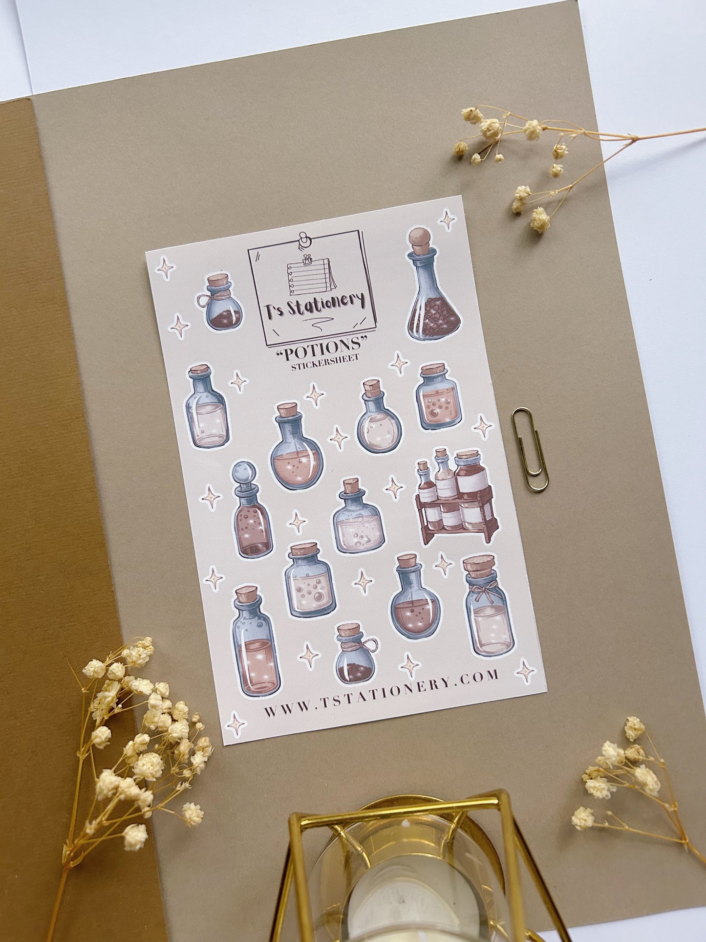 "Potions"  Sticker Sheet