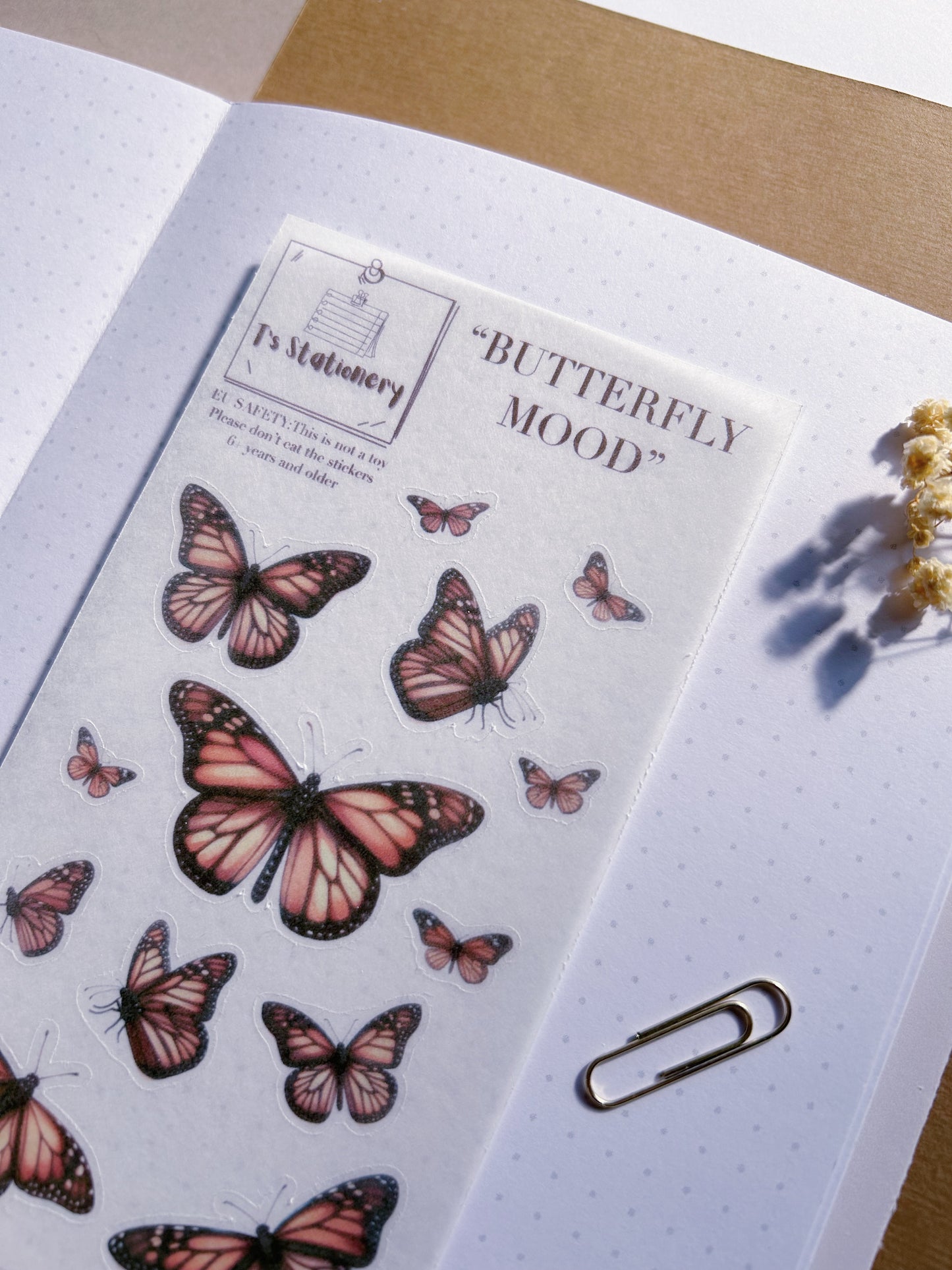 "Butterfly Mood" Sticker Sheet