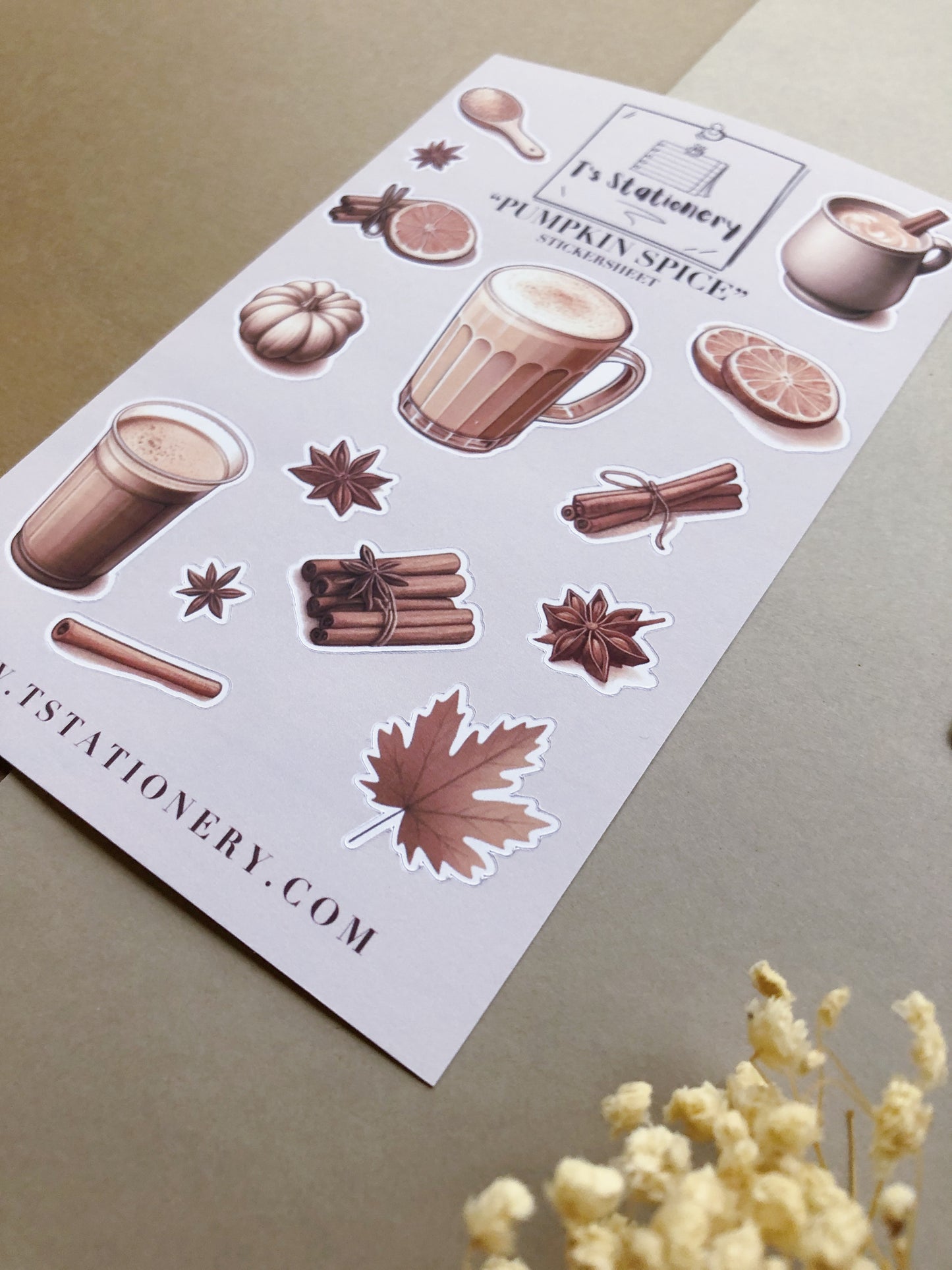 "Pumpkin Spice" Sticker Sheet