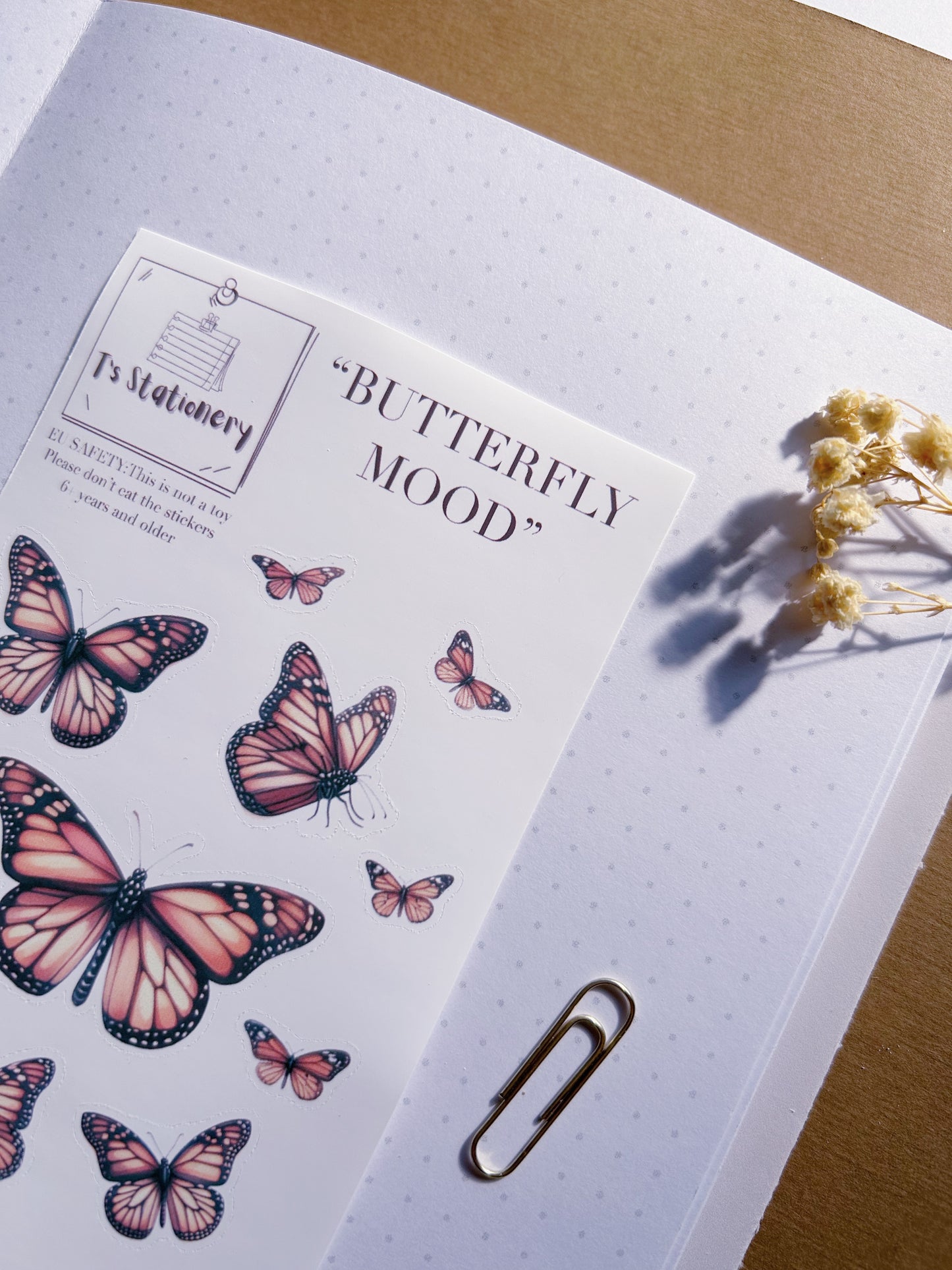 "Butterfly Mood" Sticker Sheet