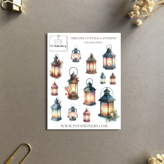"Dreamy Lanterns" Washi Sticker Sheet