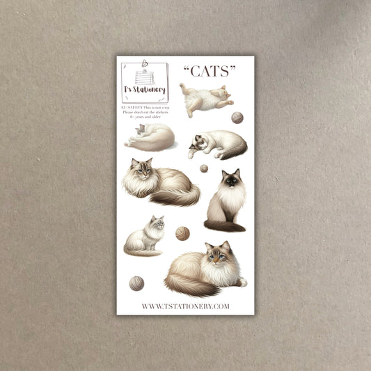 "Cats" Sticker Sheet
