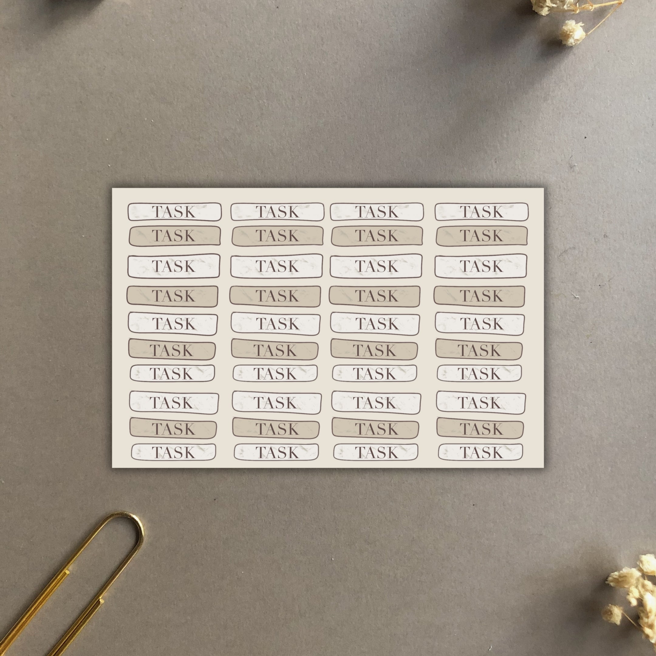 Task Script Sticker
