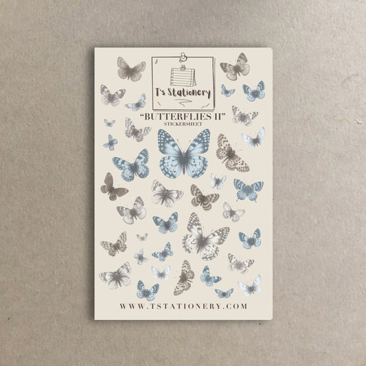 "Butterflies II" Sticker Sheet