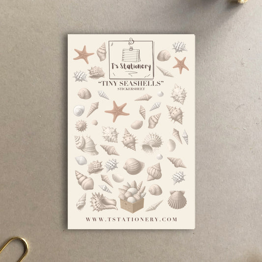 "Tiny Seashells" Sticker Sheet