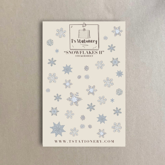 "Snowflakes II" Sticker Sheet