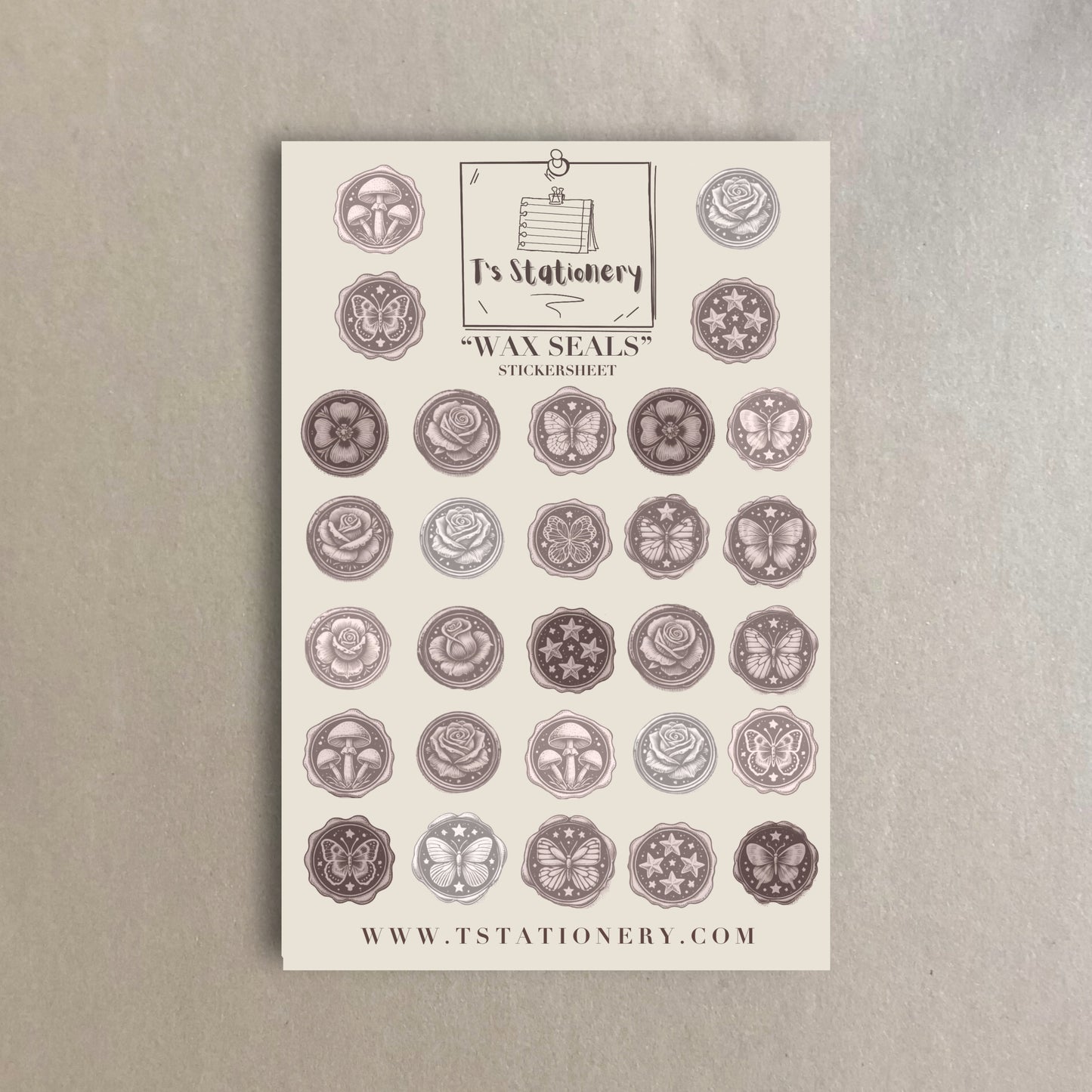 "Wax Seals" Sticker Sheet