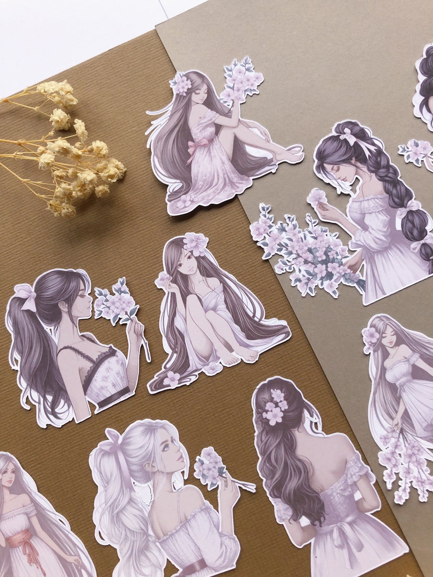 "Sakura Goddess" Die Cut Sticker Pack