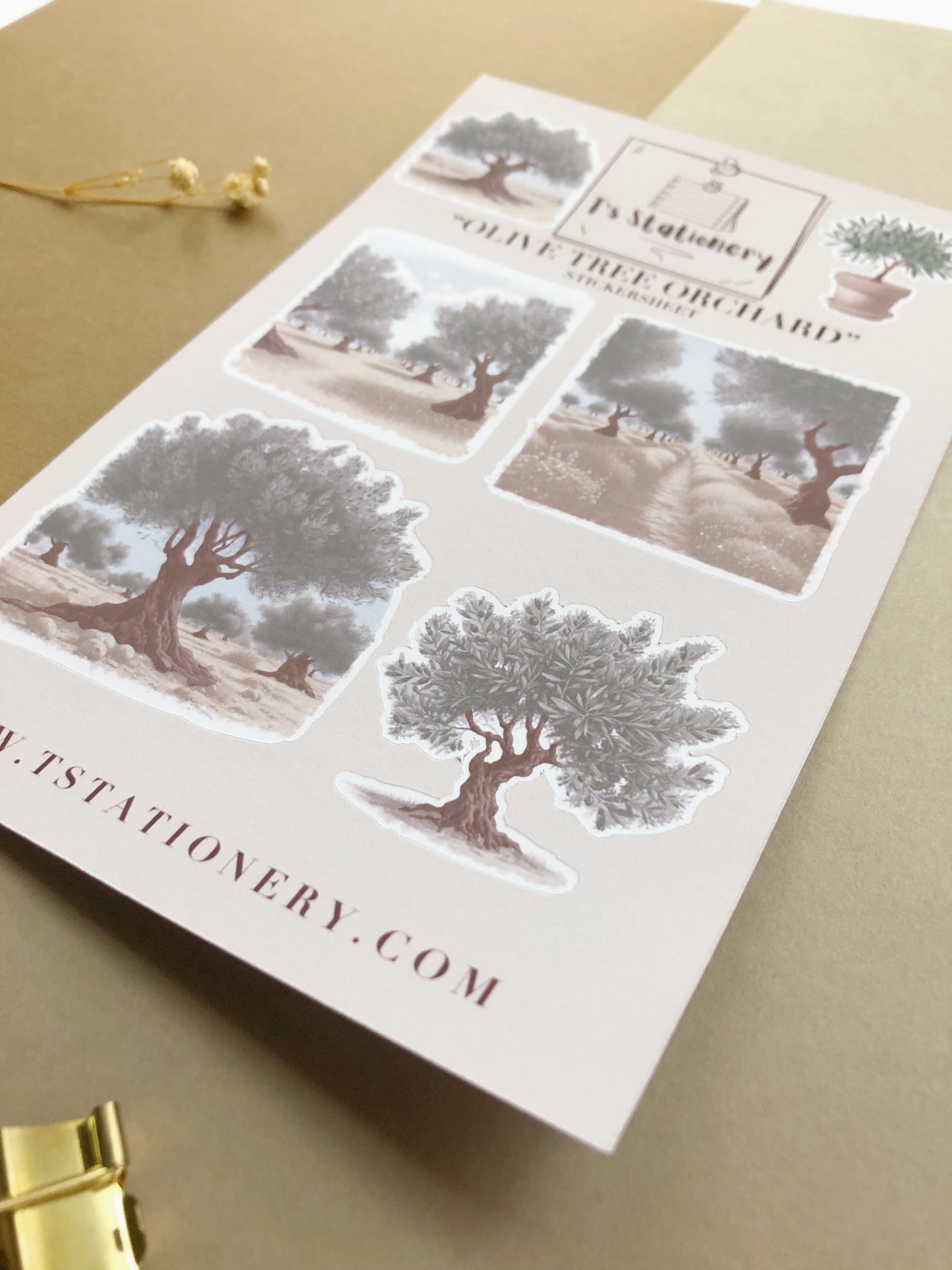 "Olive Orchard" Sticker Sheet